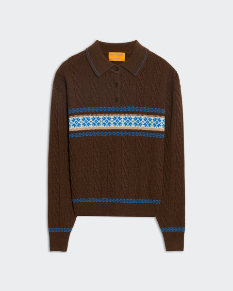 【新品タグ付き】någonstans knit polo pullover nanamica / Knit Polo Sweater