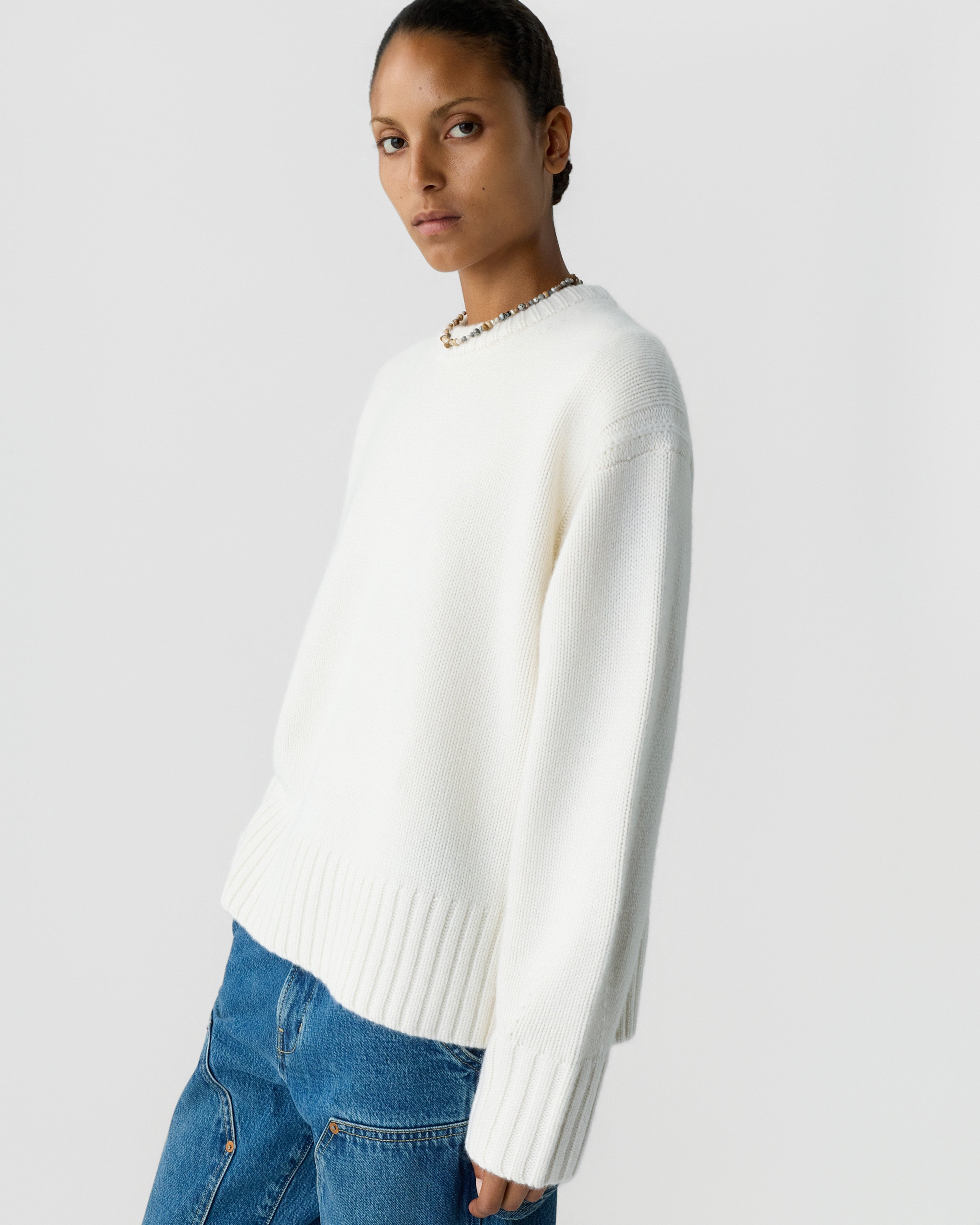 Cozy Crew - Cream – Guest In Residence