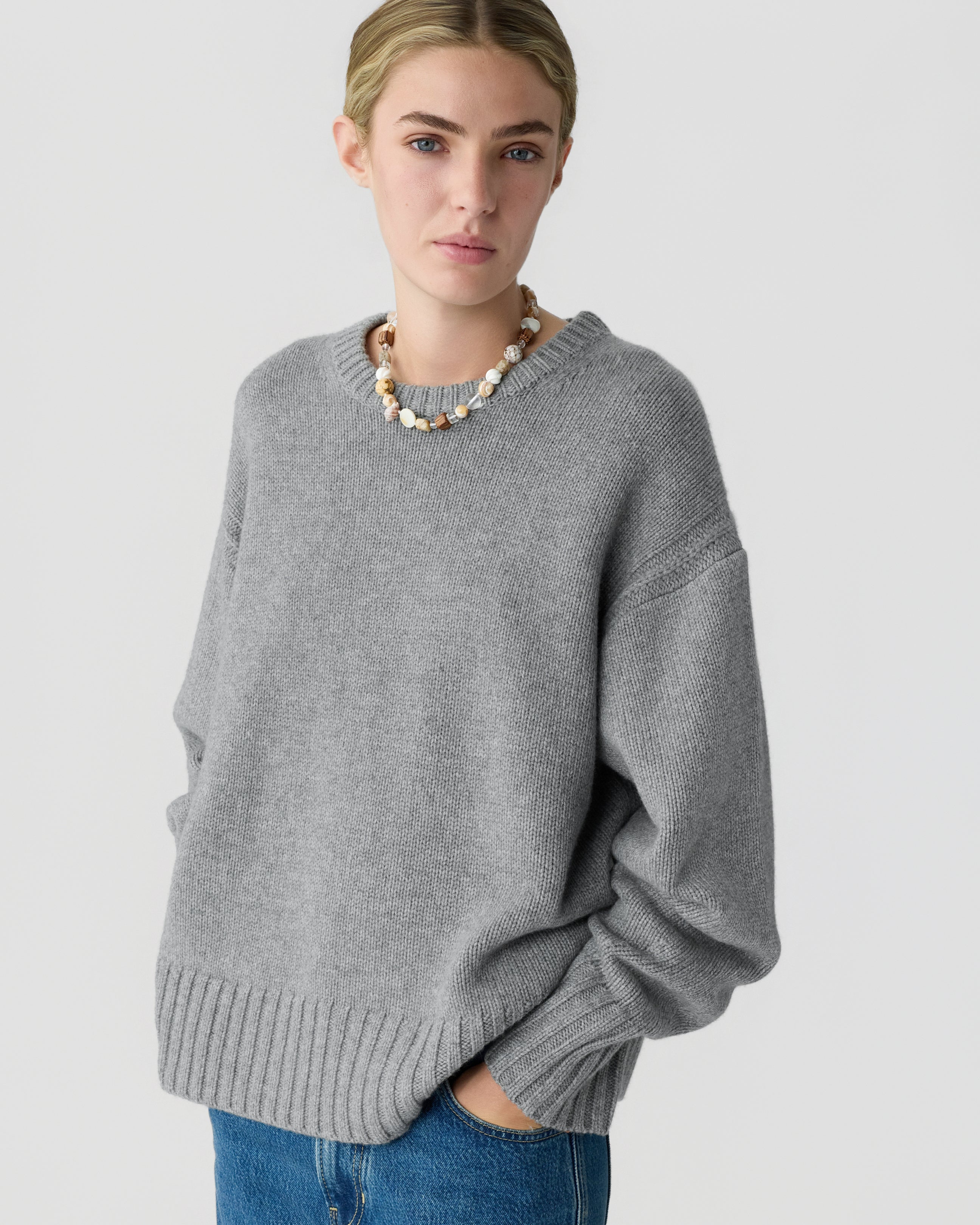 Cozy Crew - Heather Grey – Guest In Residence