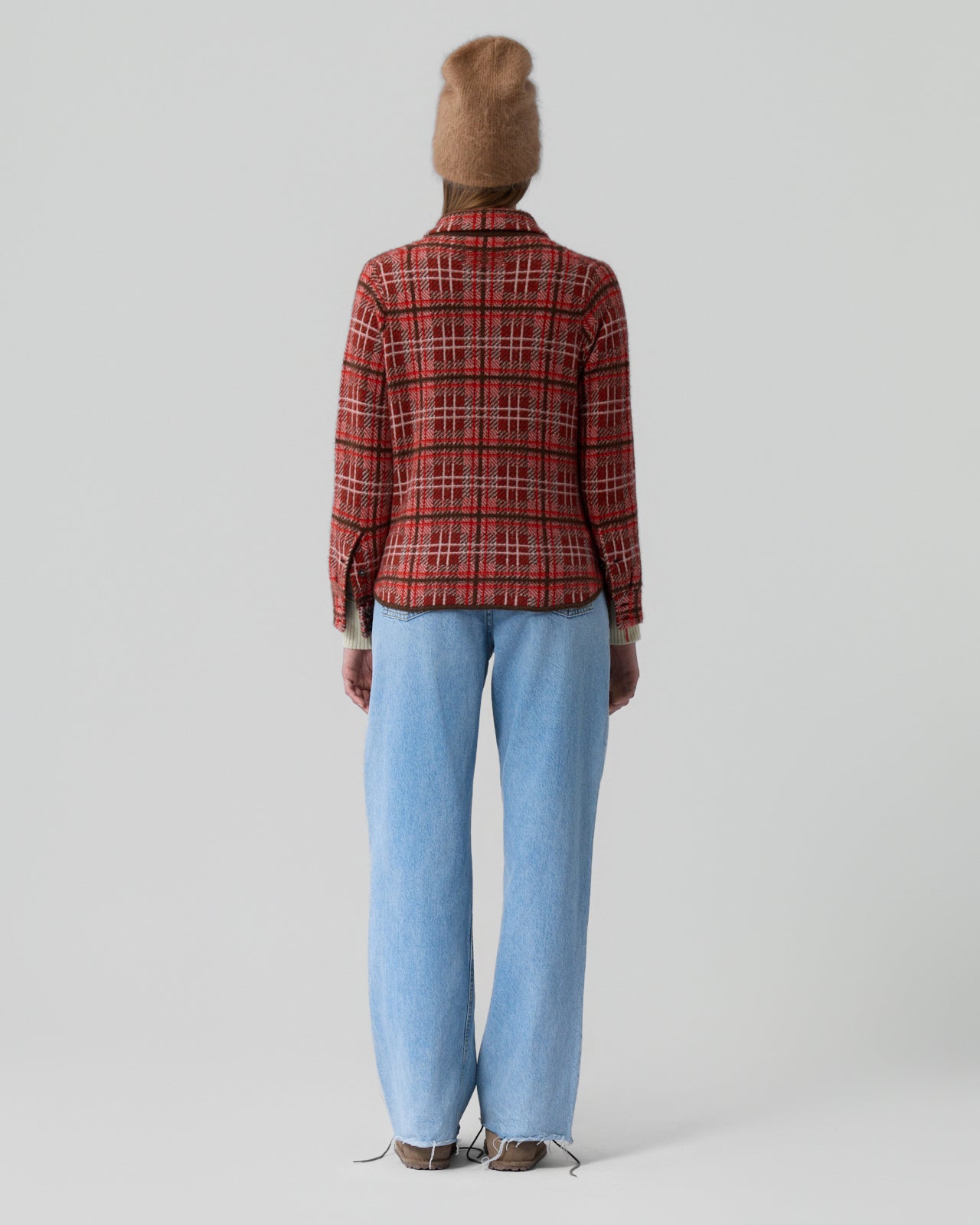Guest In Residence Cashmere Plaid Dylan Shirt