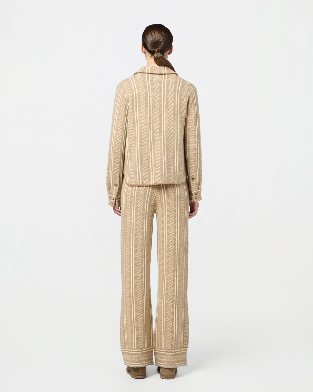 Dylan Stripe Shirt - Almond Combo