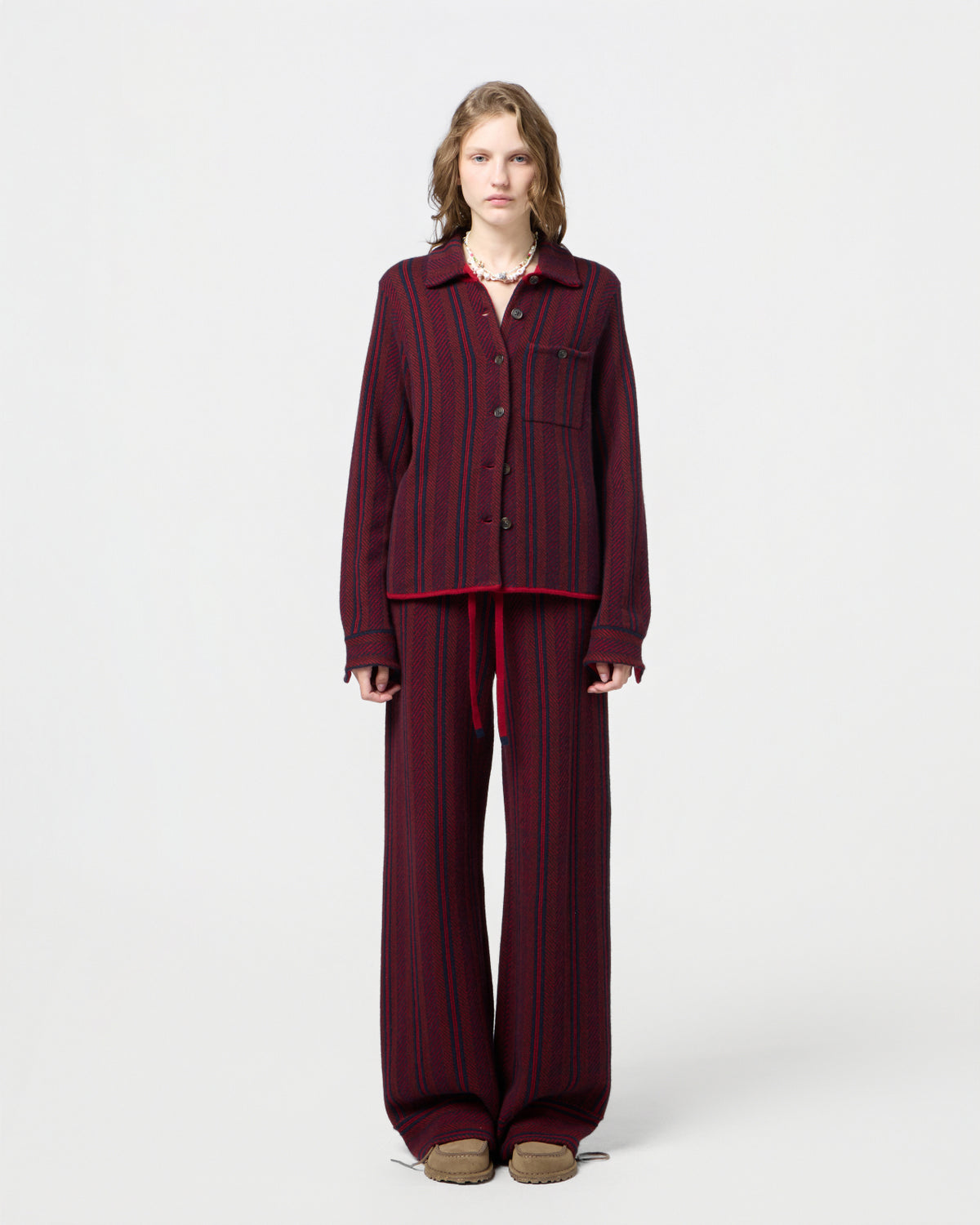 Dylan Stripe Shirt - Ruby Combo