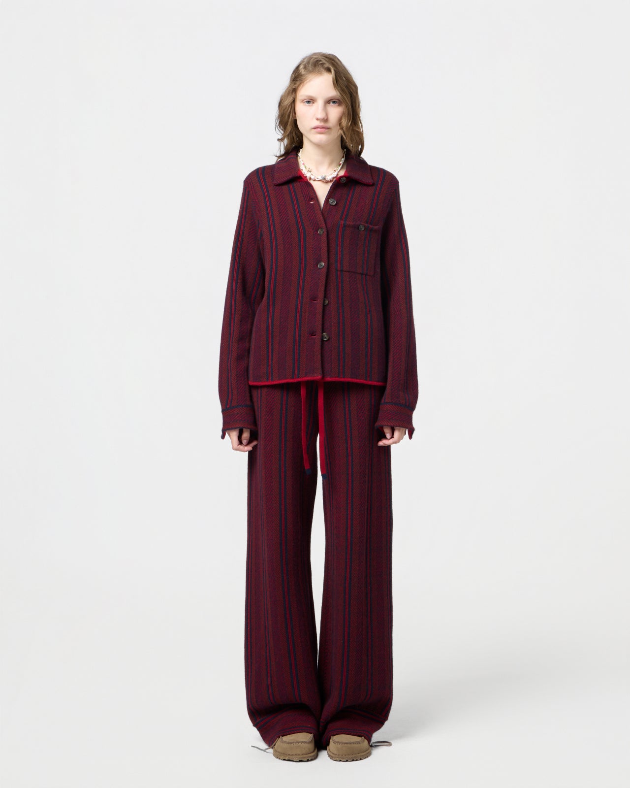 Dylan Stripe Shirt - Ruby Combo