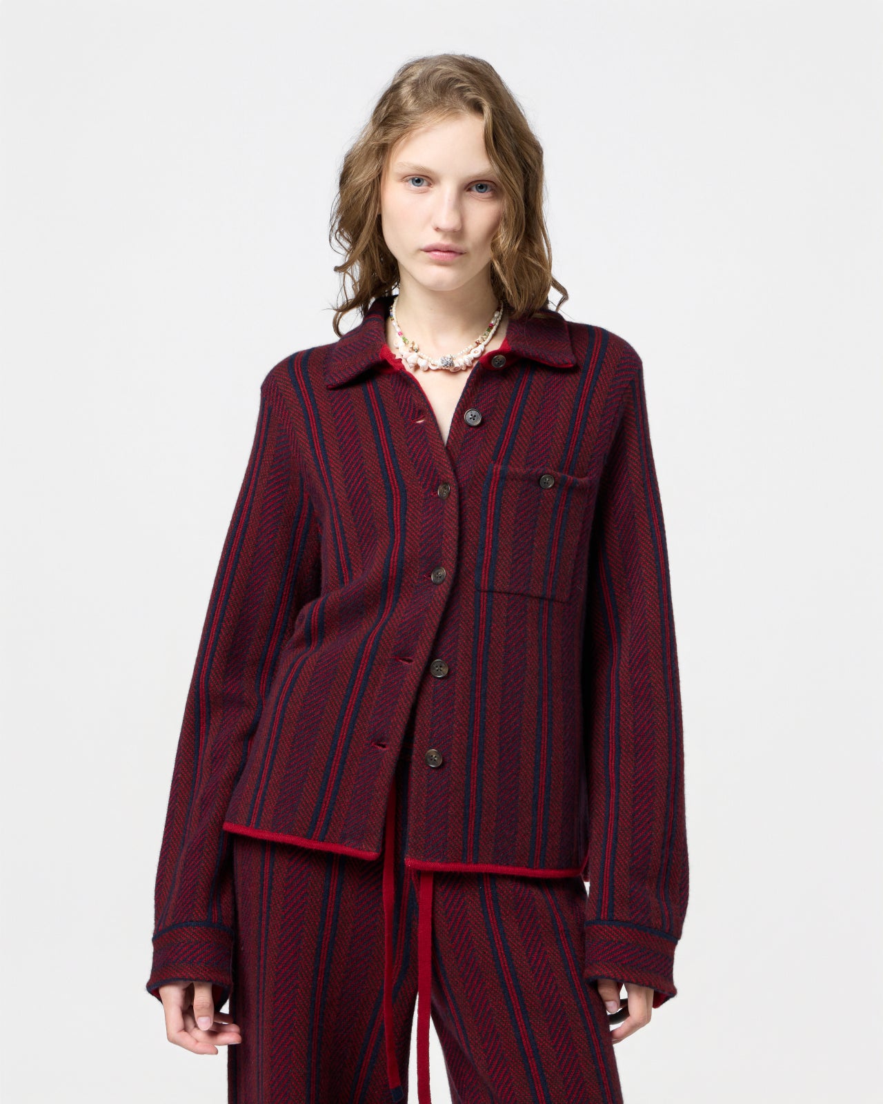 Dylan Stripe Shirt - Ruby Combo