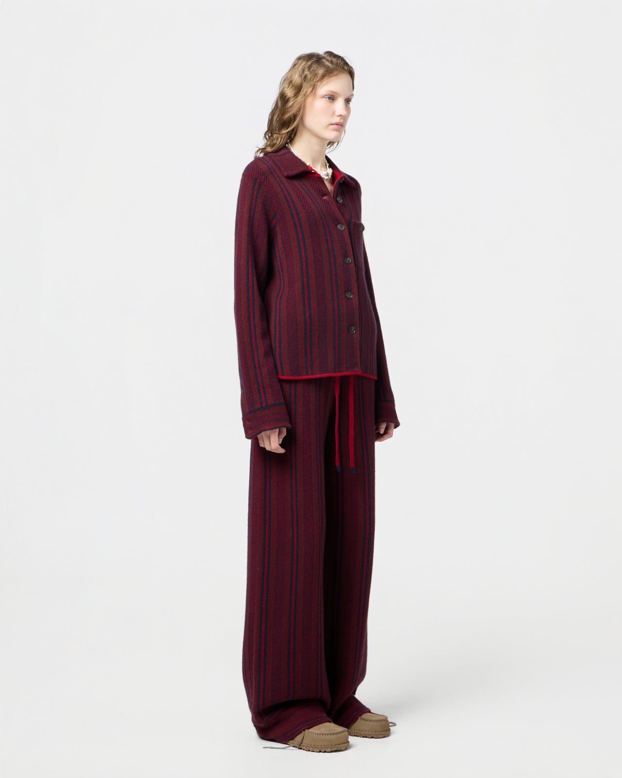Dylan Stripe Shirt - Ruby Combo