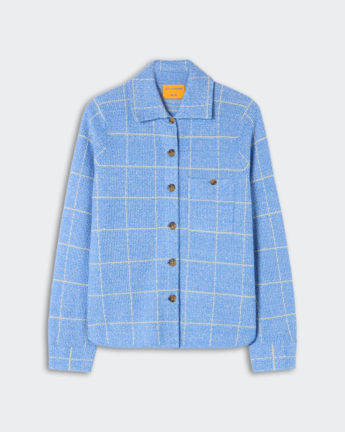 Dylan Plaid Shirt - Delft Blue/Butter