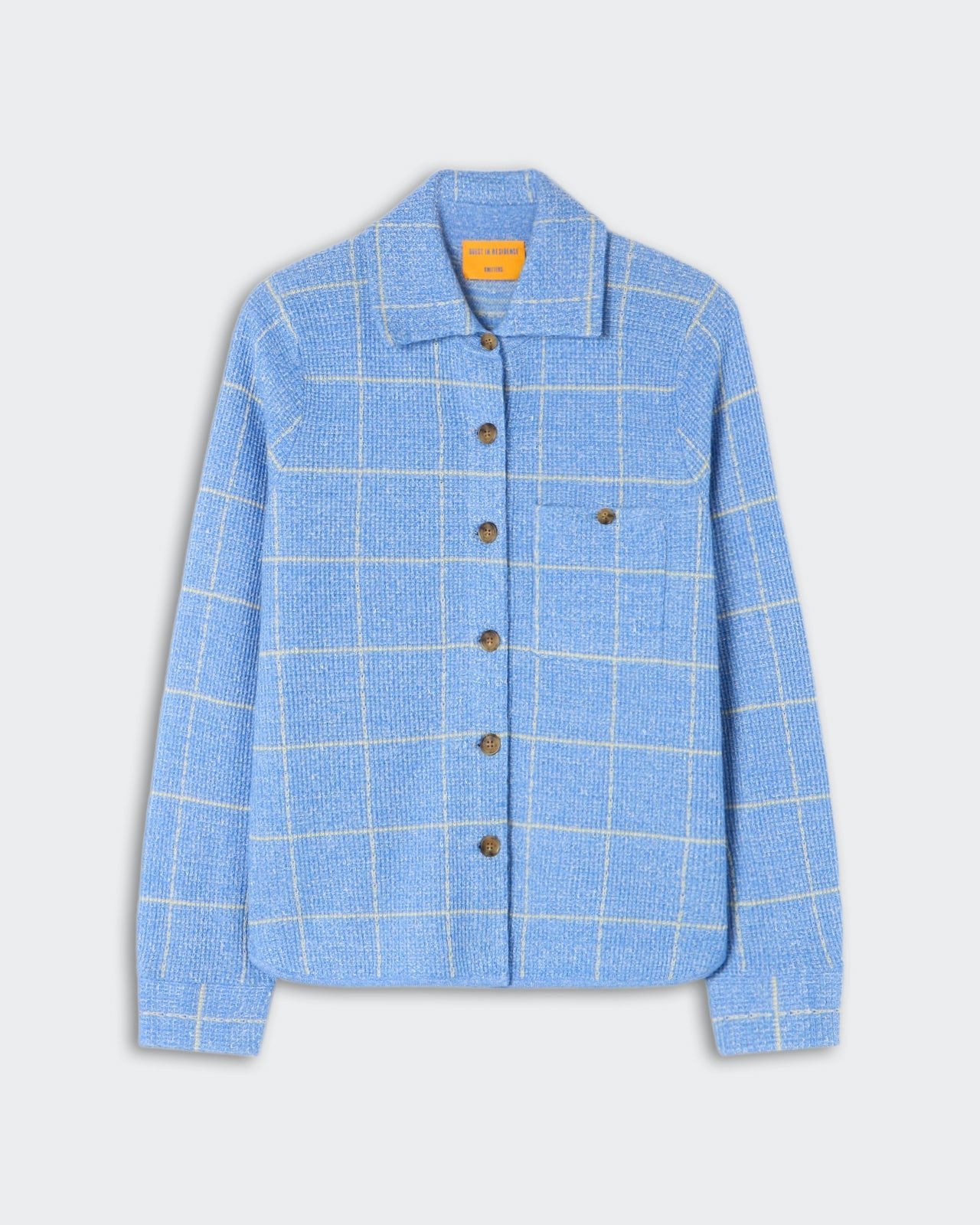 Dylan Plaid Shirt - Delft Blue/Butter