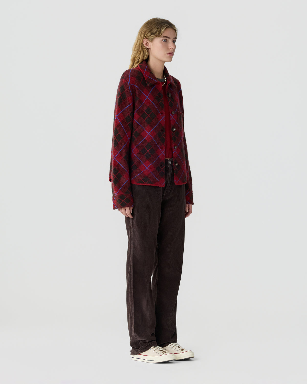 Dylan Plaid Shirt - Carmine Combo