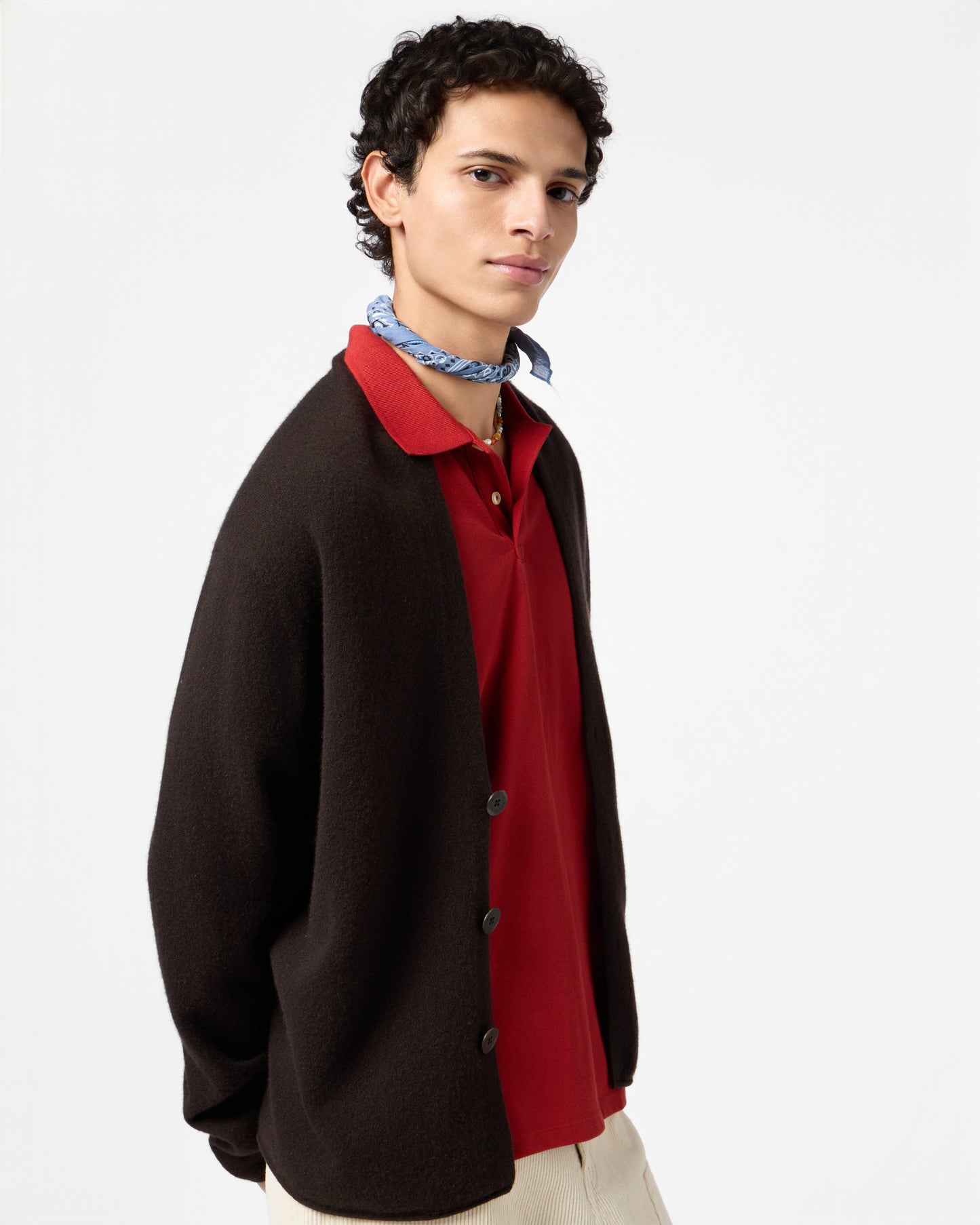 Everywear Cardigan - Burnt Cocoa