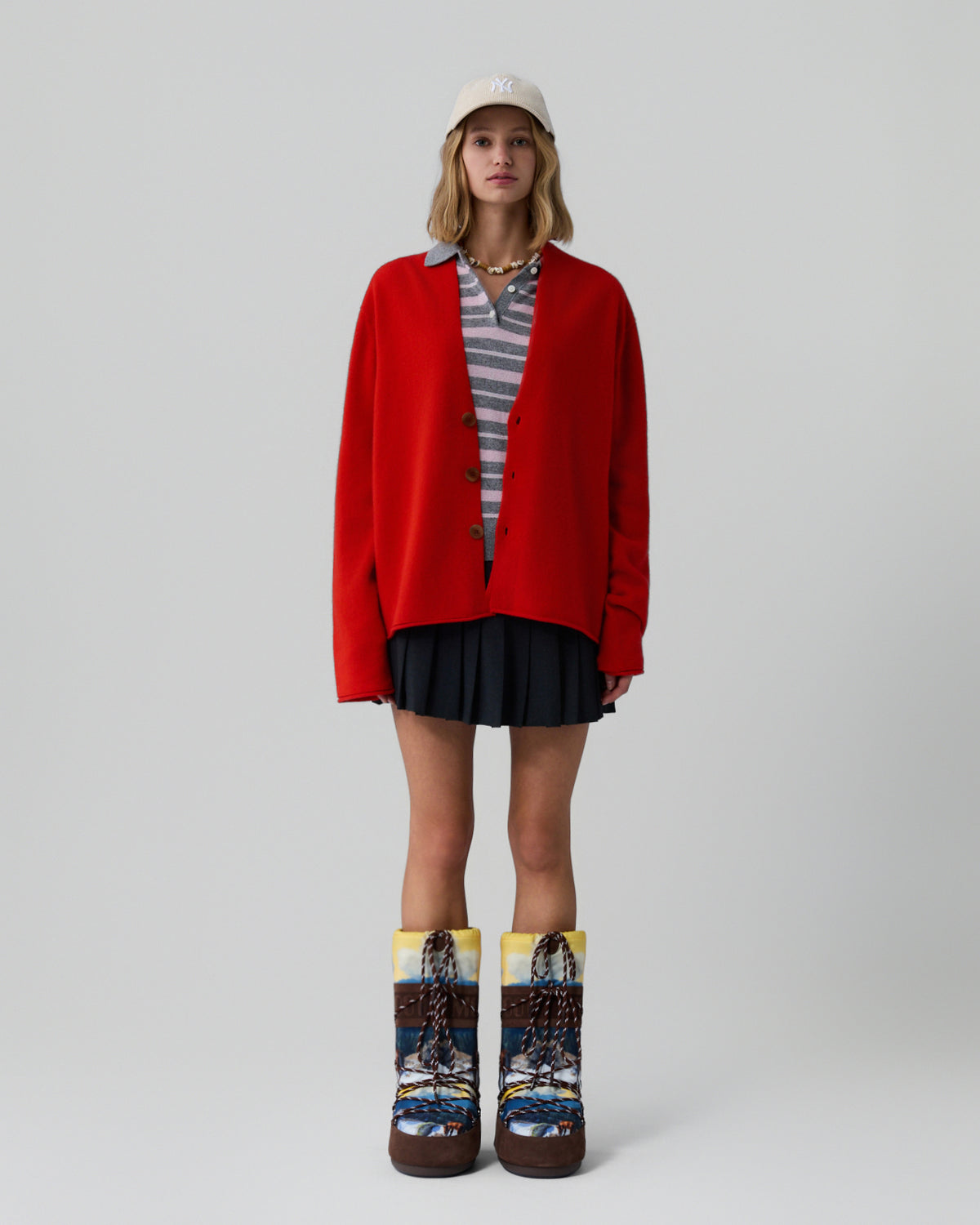 Everywear Cardigan - Chili