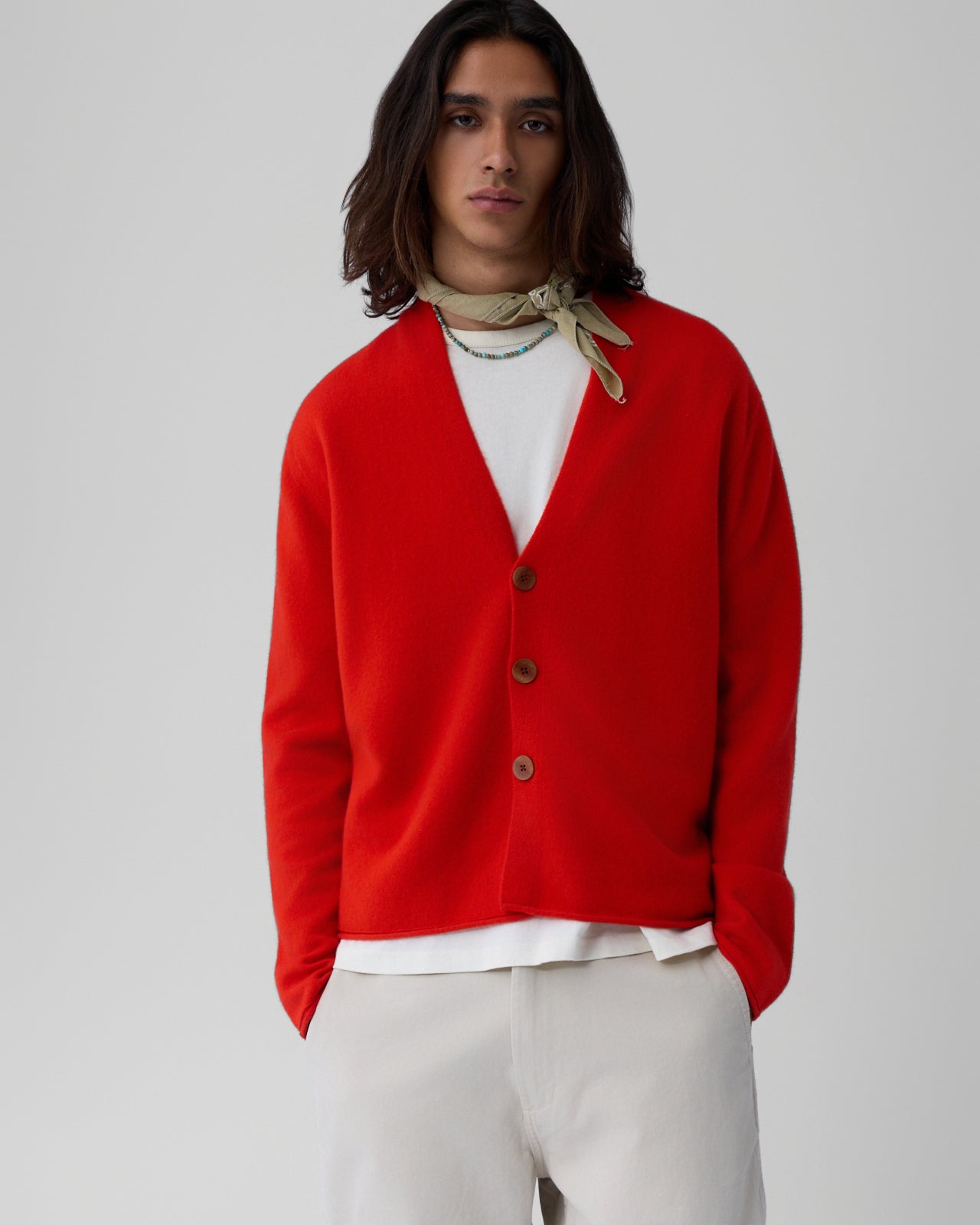 Everywear Cardigan - Chili