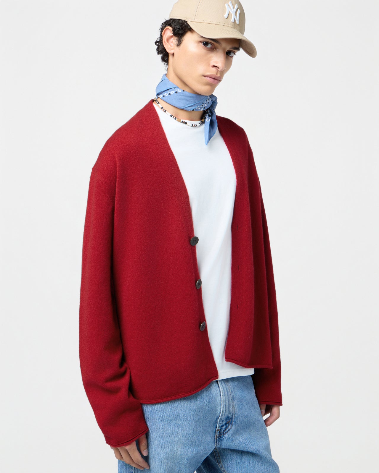 Everywear Cardigan - Ruby