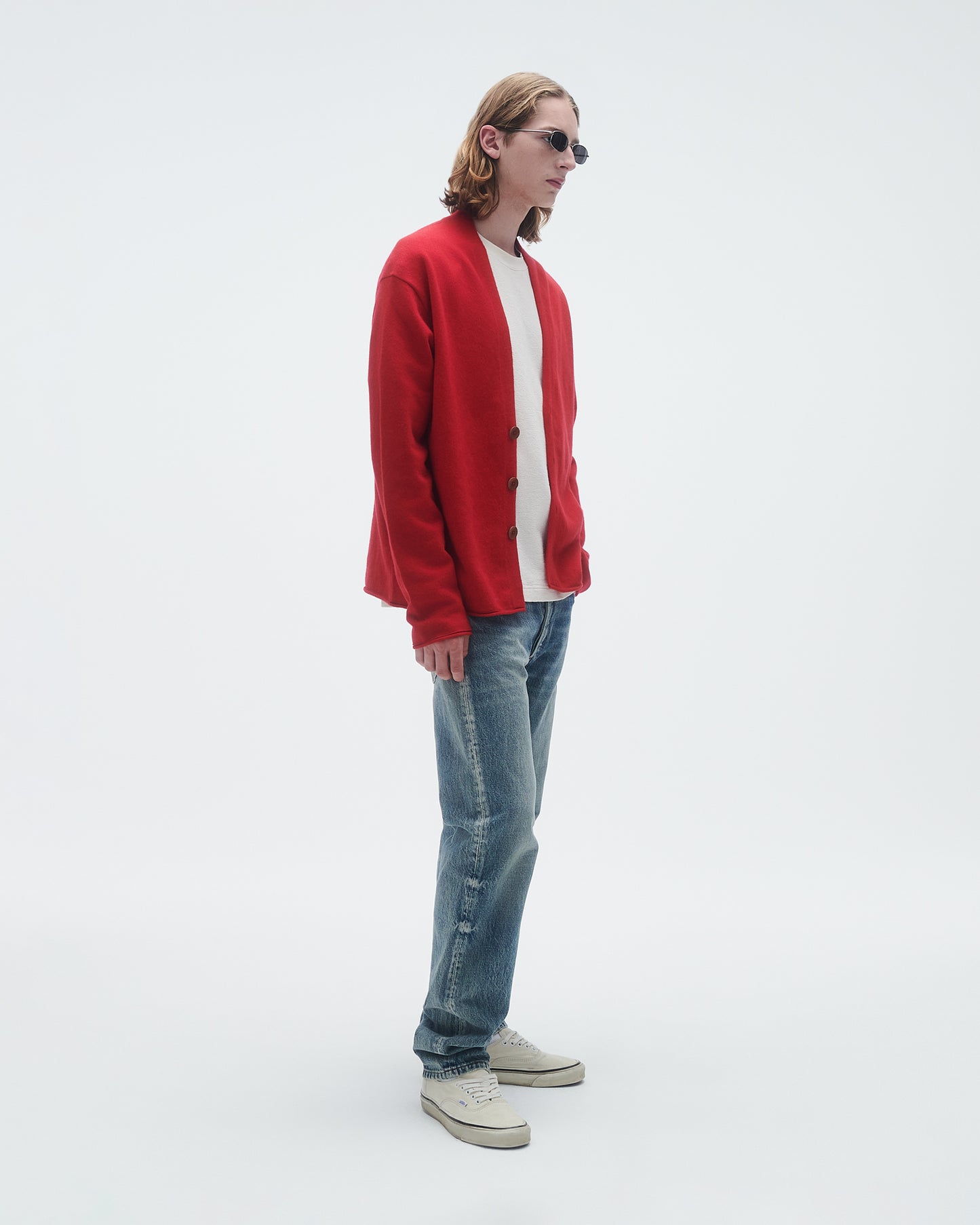 Everywear Cardigan - True Red