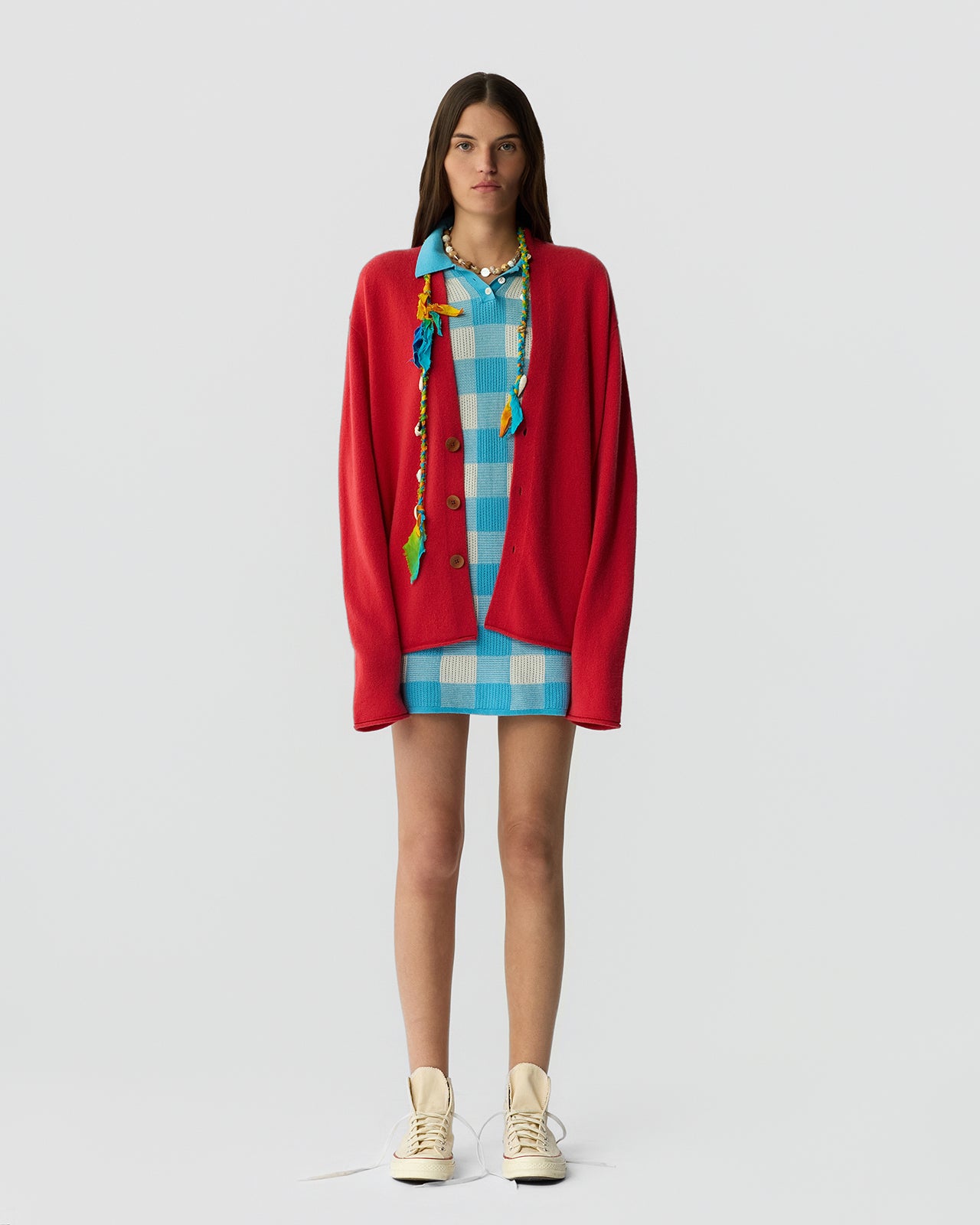 Everywear Cardigan - Scarlet