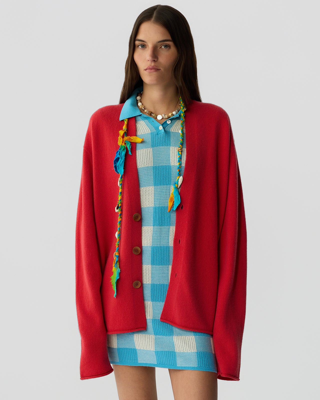 Everywear Cardigan - Scarlet