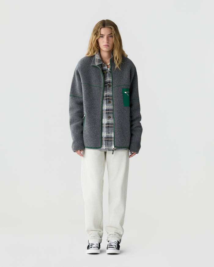 Guest in Residence — Felted Louis Jacket - Charcoal