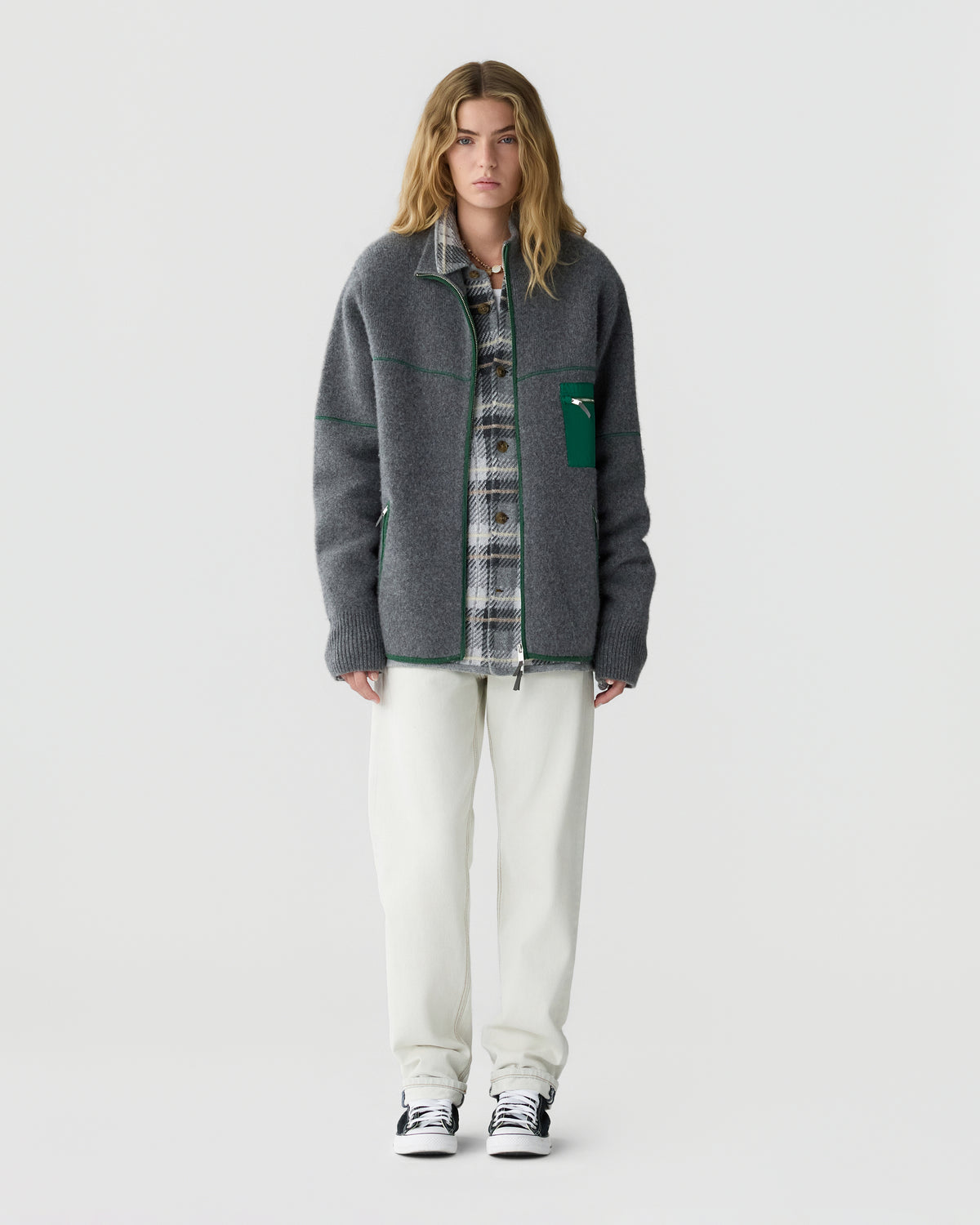 Felted Louis Jacket - Charcoal