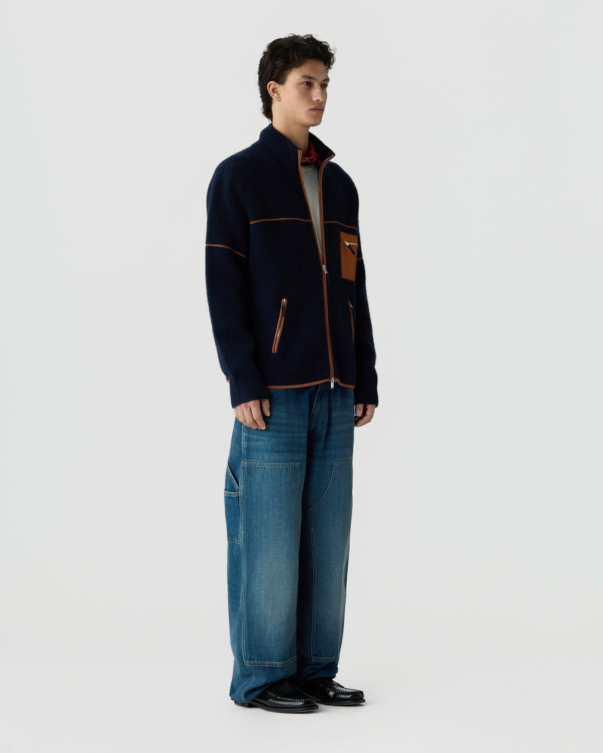 Felted Louis Jacket - Midnight