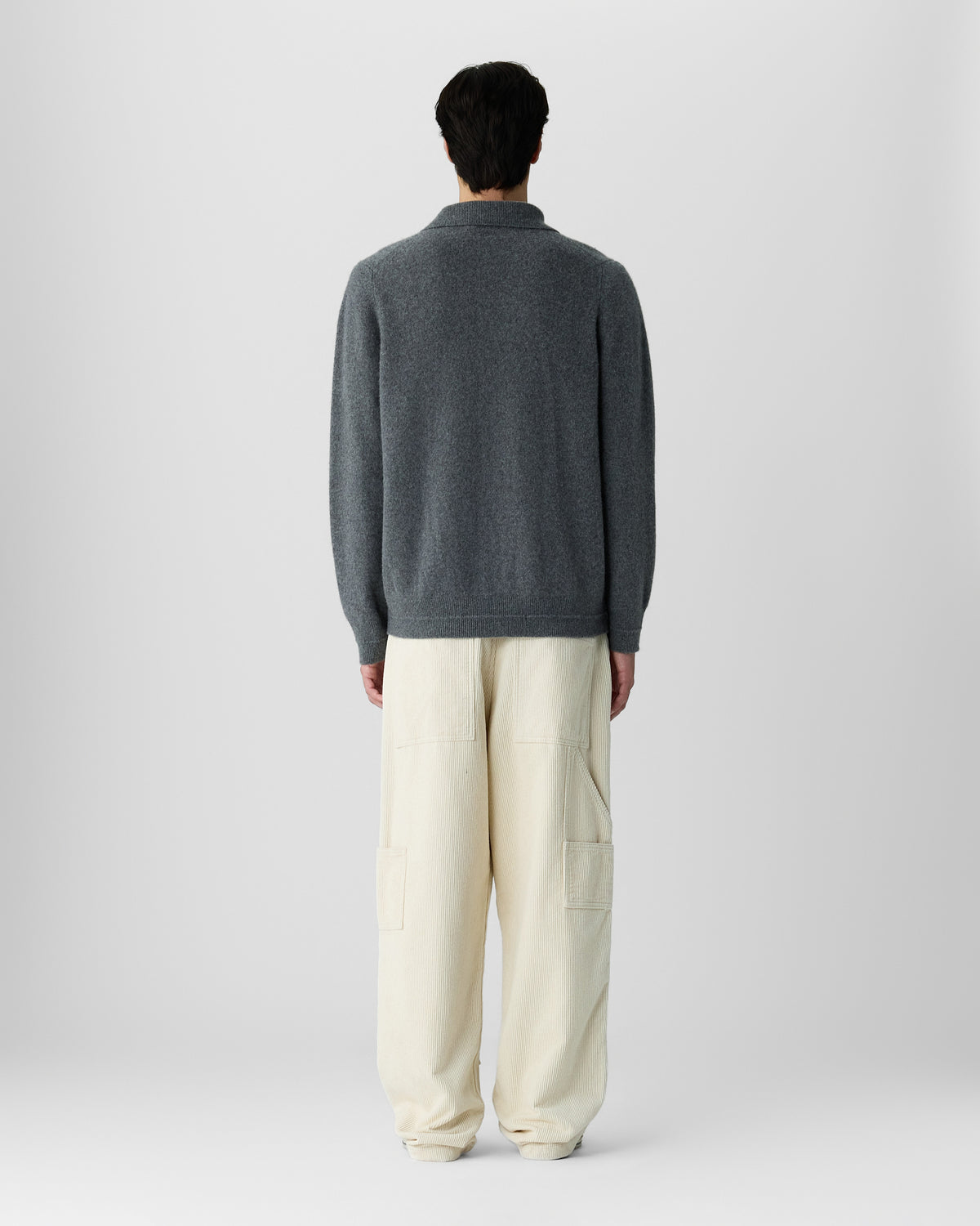Felted Plaza Shirt - Charcoal