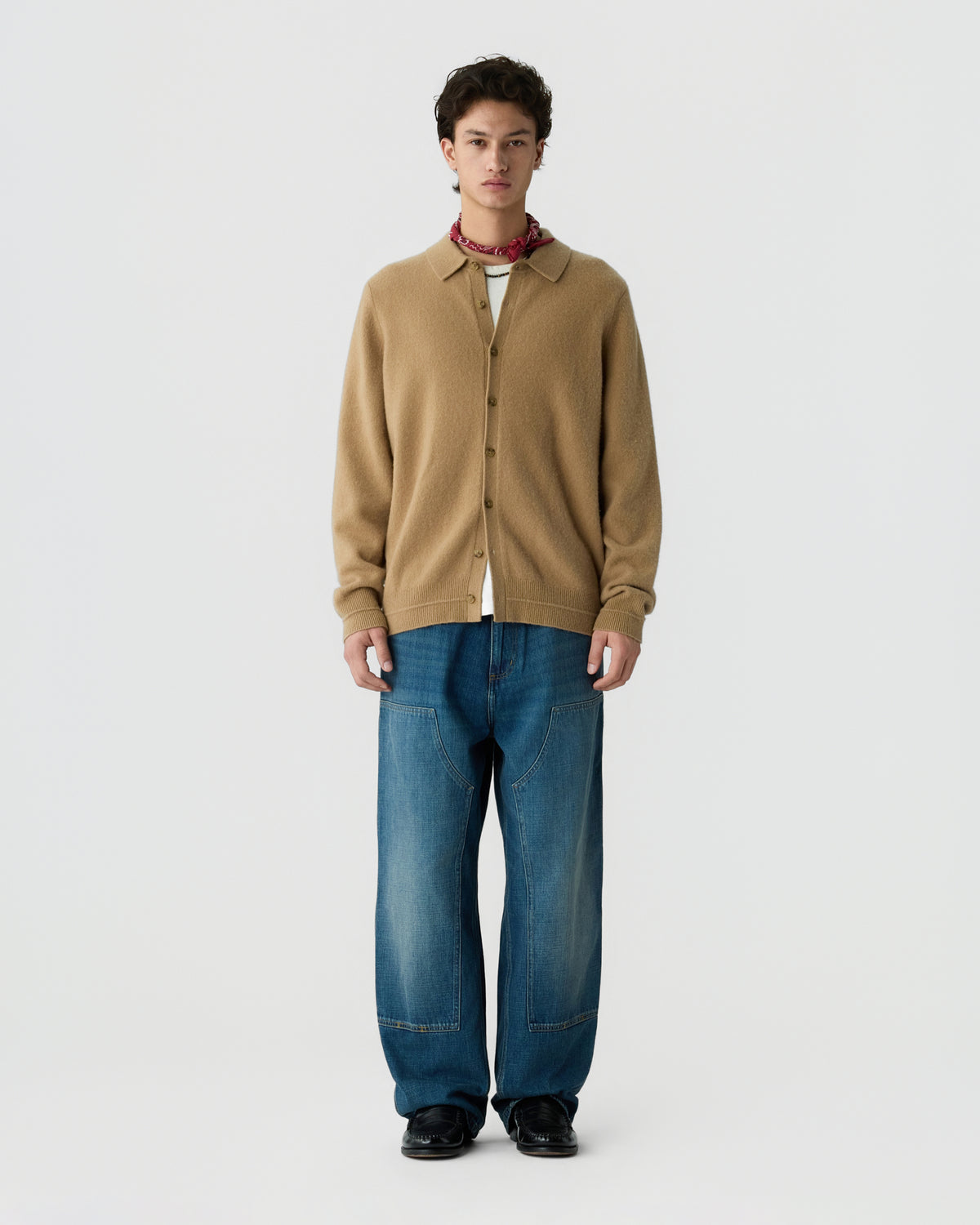Felted Plaza Shirt - Camel