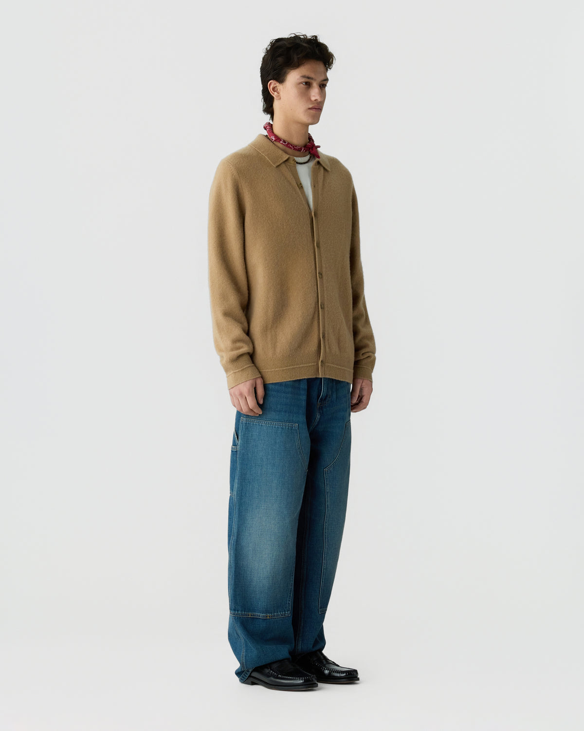 Felted Plaza Shirt - Camel