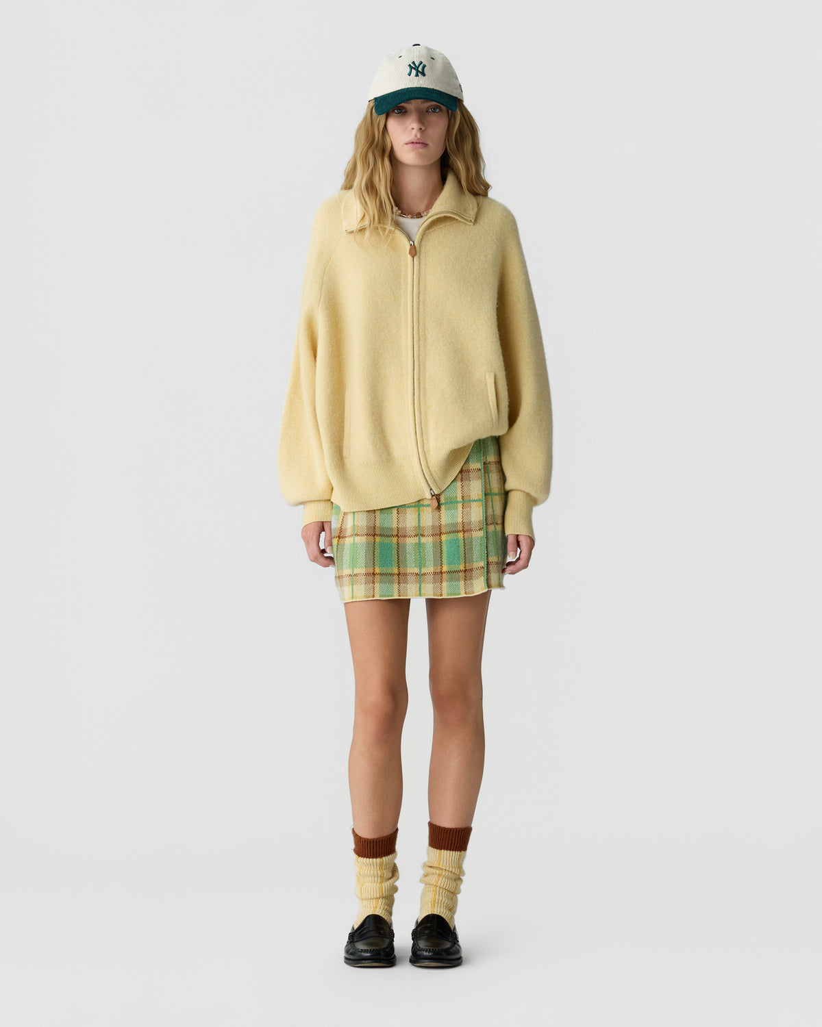 Felted Zip Jacket - Butter