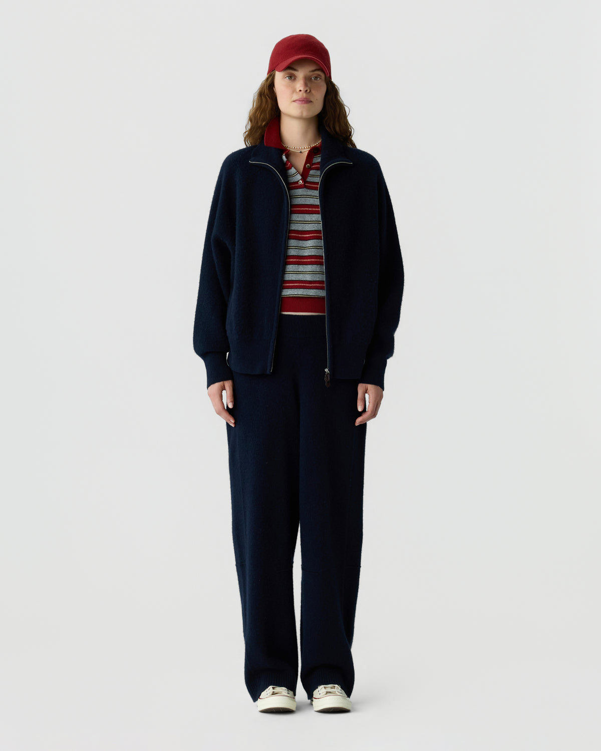 Felted Zip Jacket - Midnight