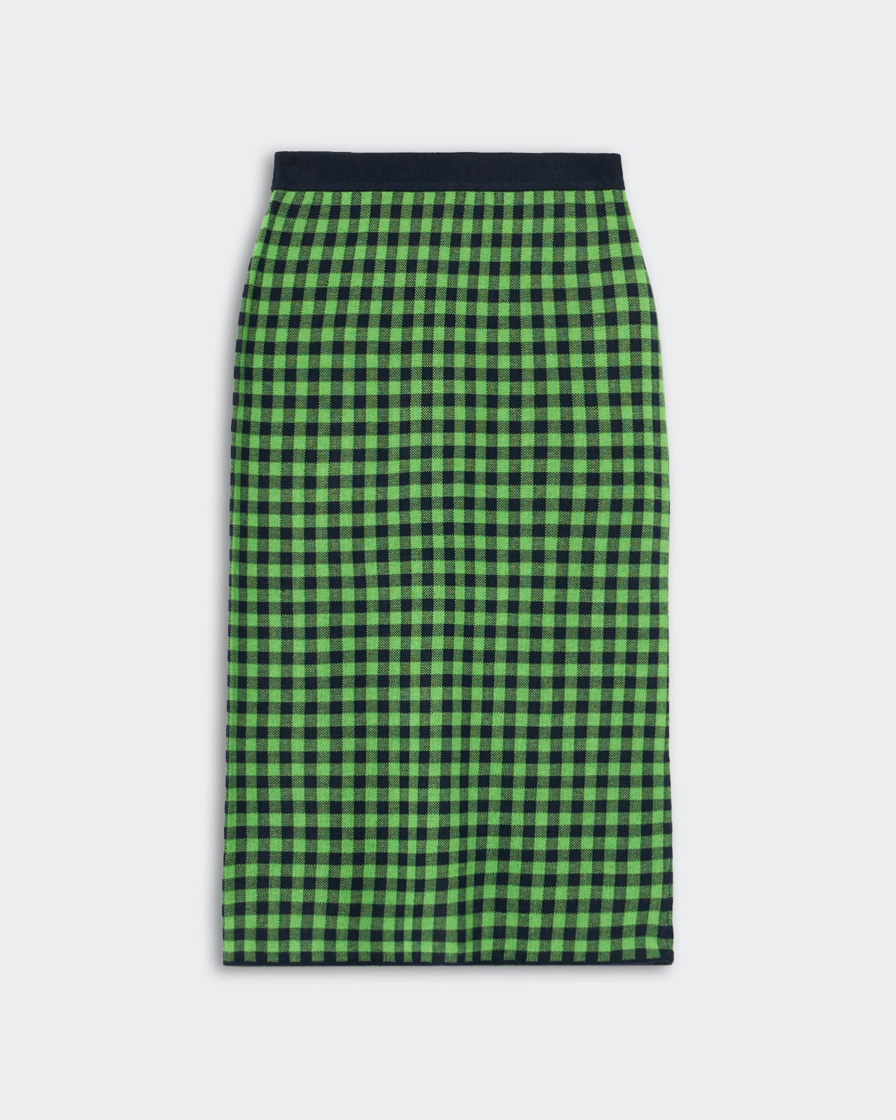 Gingham Long Skirt - Midnight/Match Point