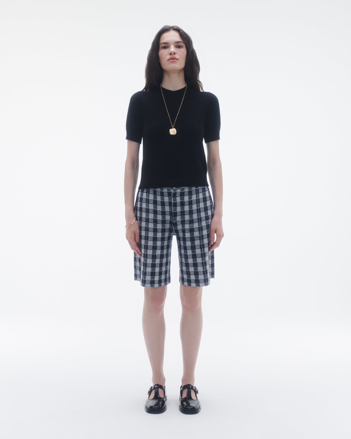 Gingham Bermuda Short - Midnight Combo