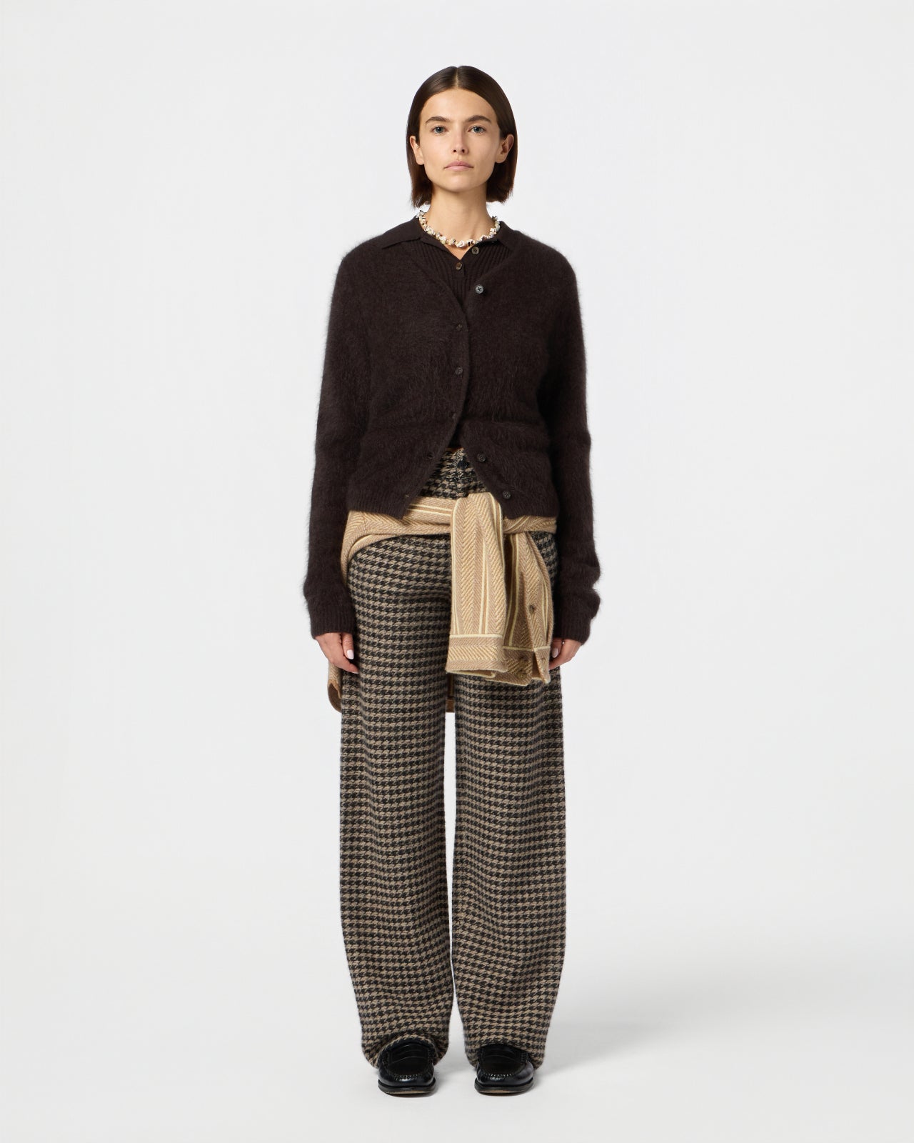 Grizzly Cardigan - Burnt Cocoa