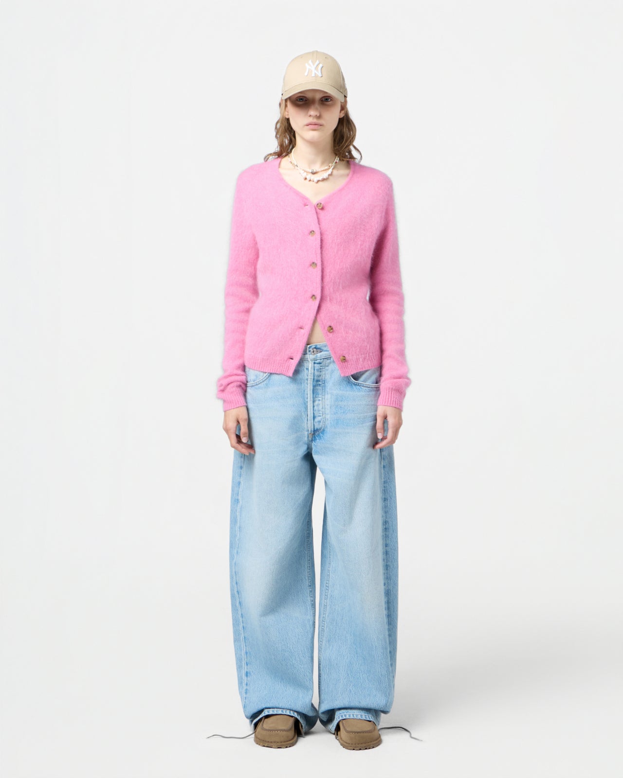 Grizzly Cardigan - Rose