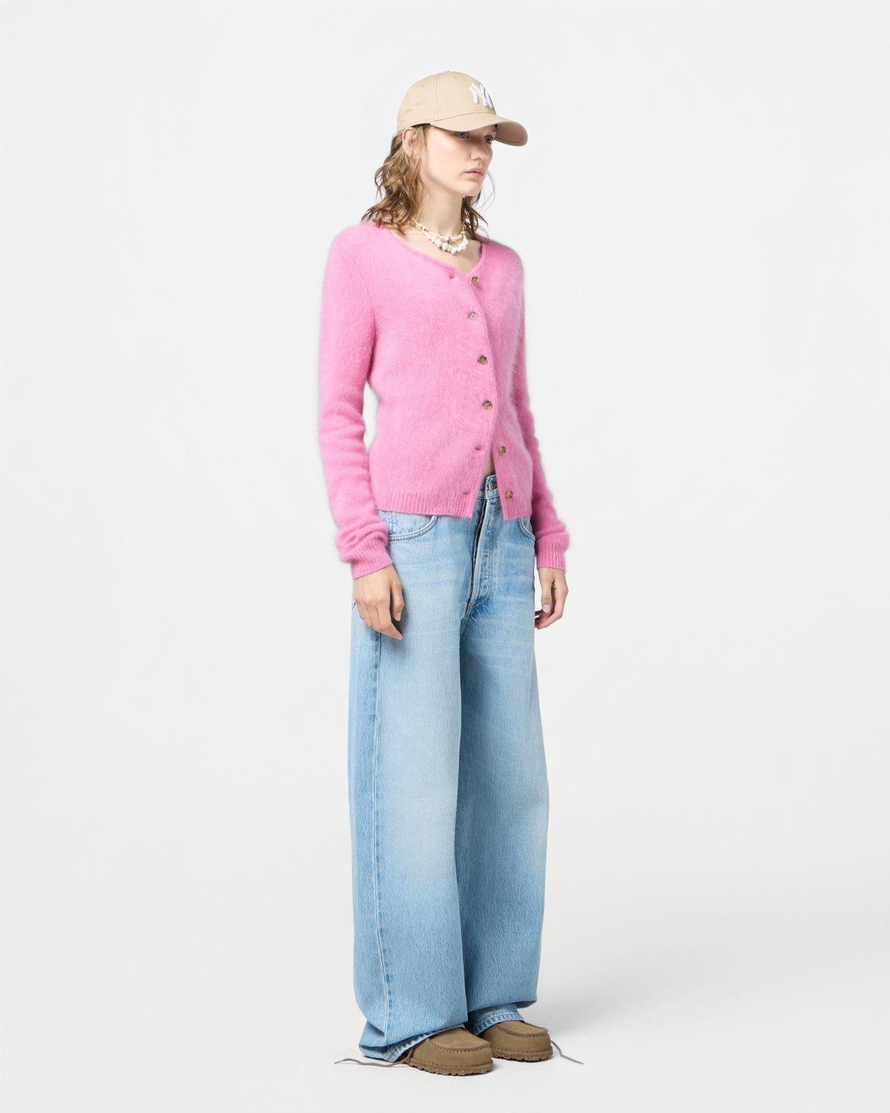 Grizzly Cardigan - Rose