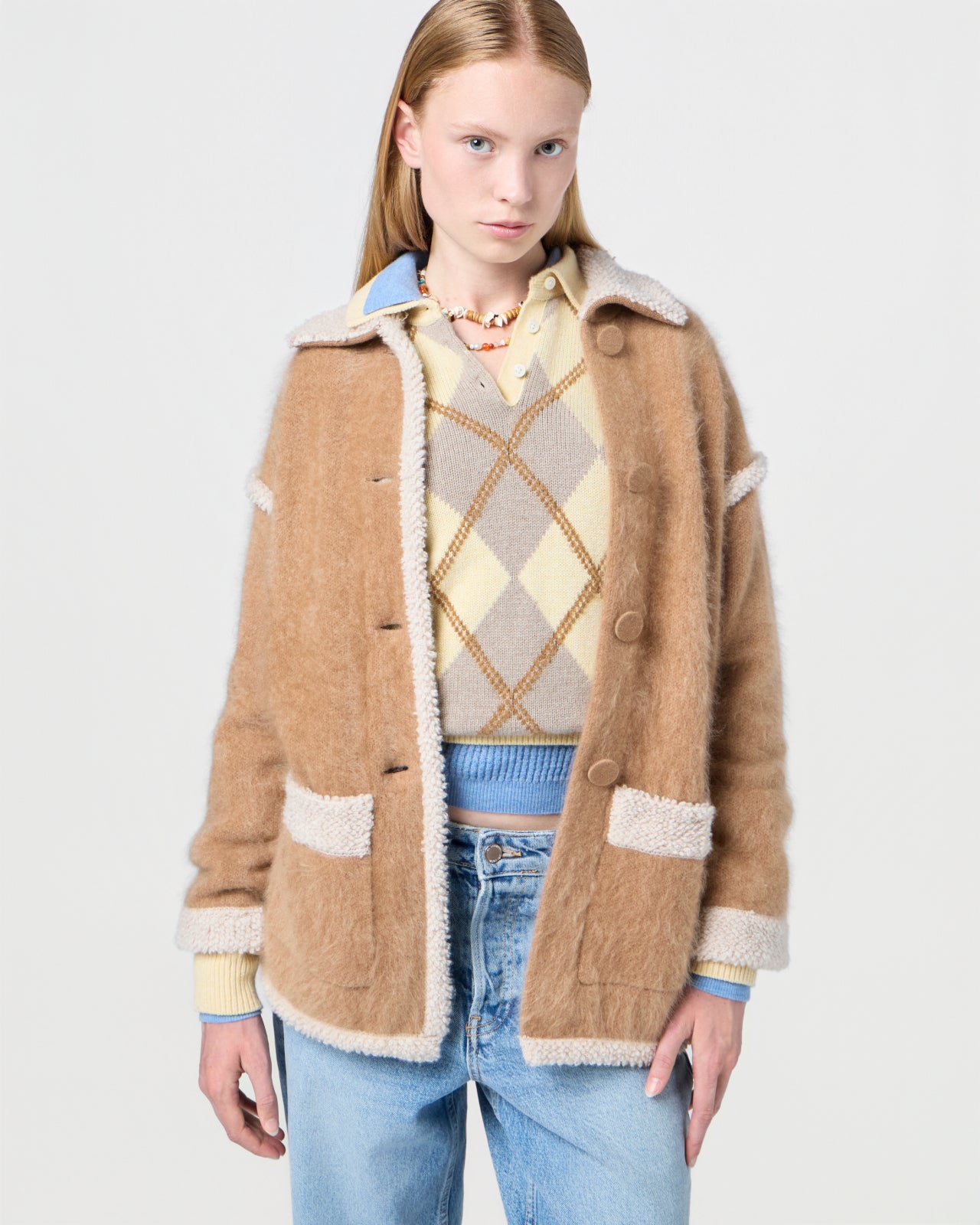 Grizzly Jacket - Almond/Oatmeal