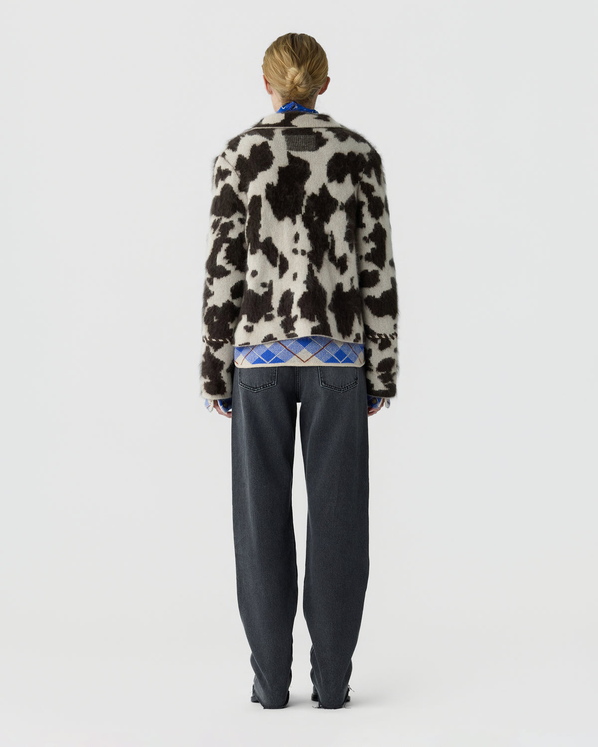 Grizzly Cowhide Jacket - Oatmeal/Burnt Cocoa