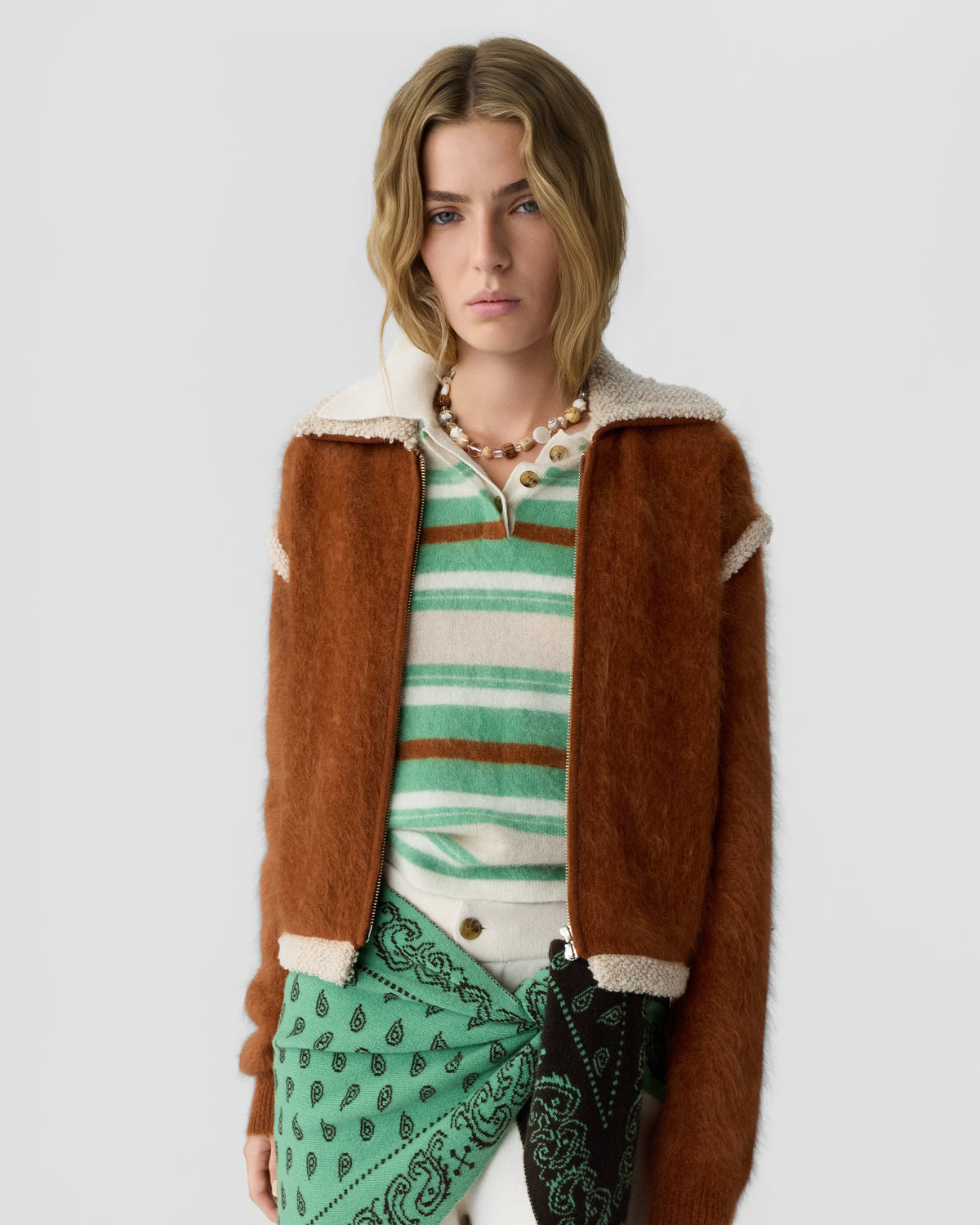 Grizzly Frankie Jacket - Burnt Sienna