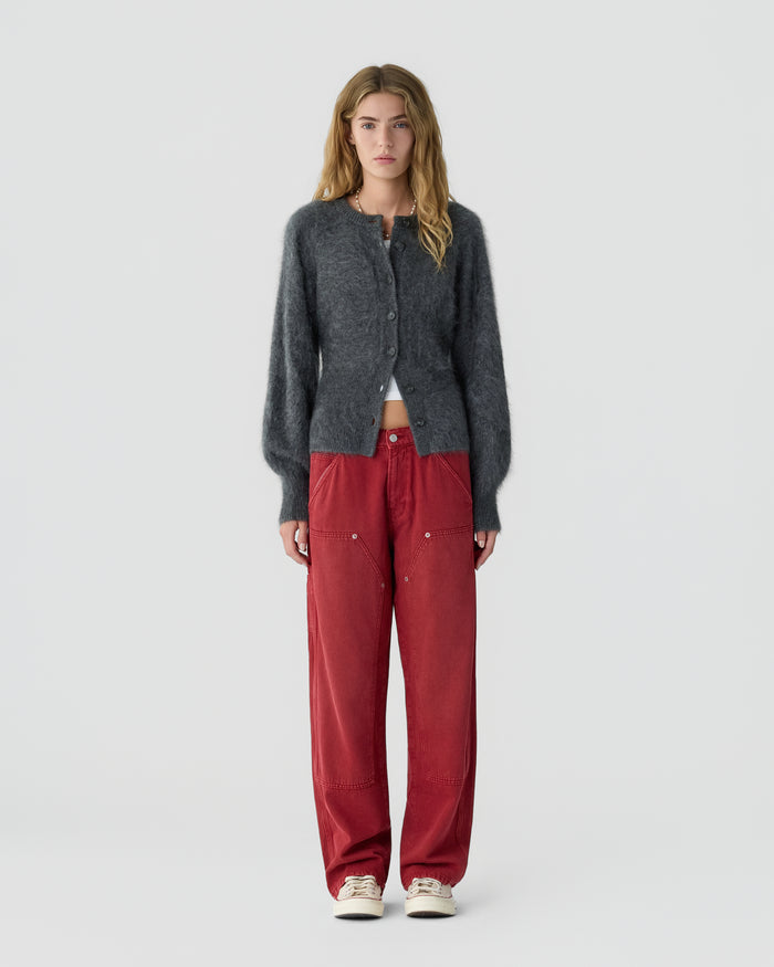 Guest in Residence — Grizzly Sculpted Cardigan - Charcoal