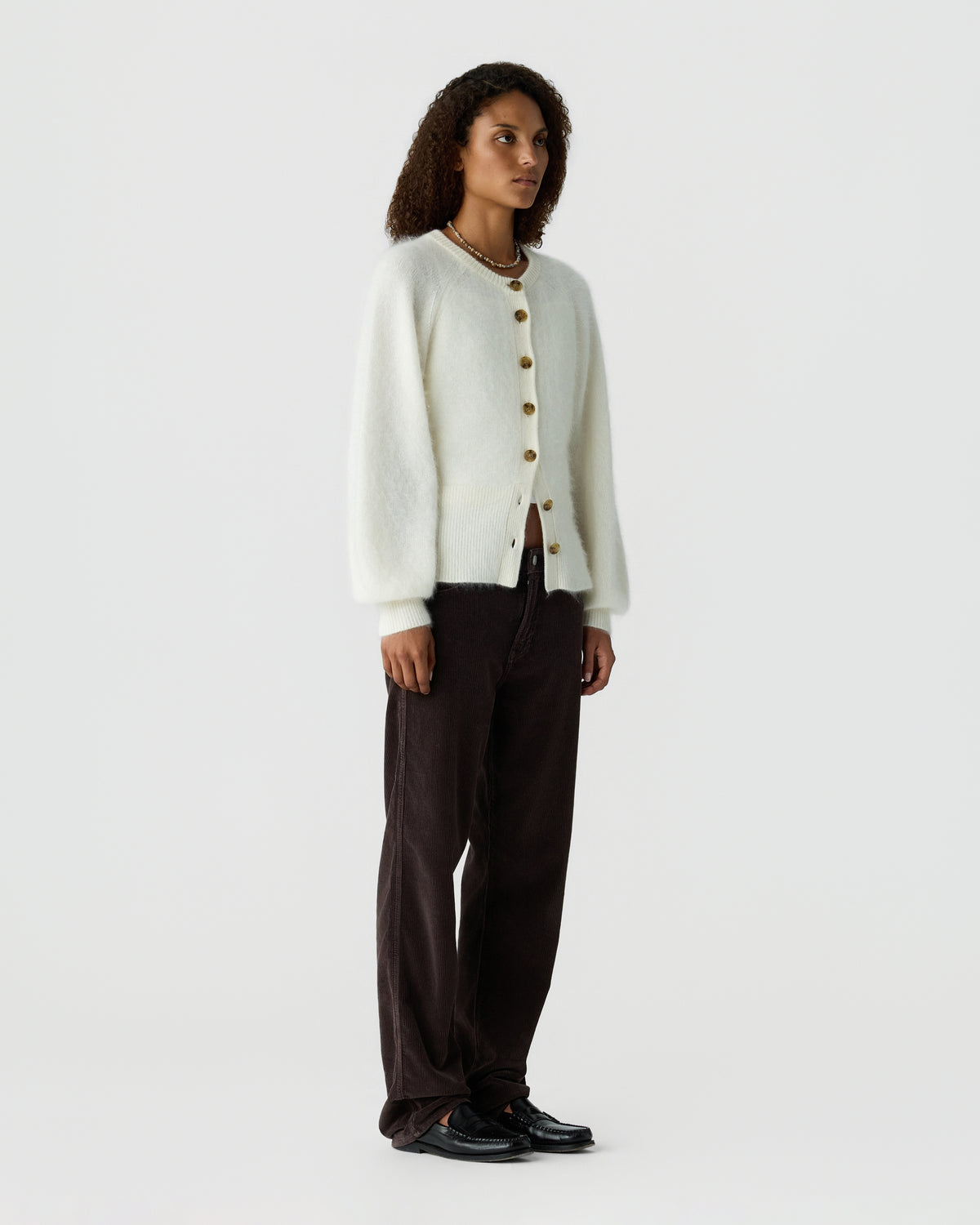 Grizzly Sculpted Cardigan - Cream