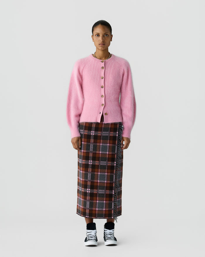 Guest in Residence — Grizzly Sculpted Cardigan - Sprinkle