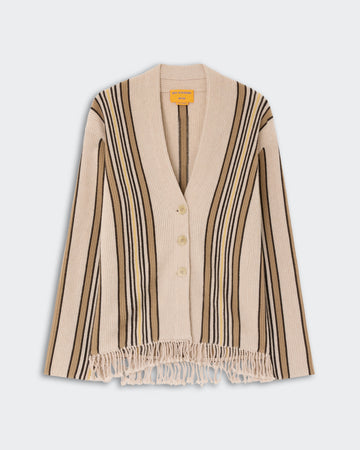 Handloom Cardigan Sandstone Combo