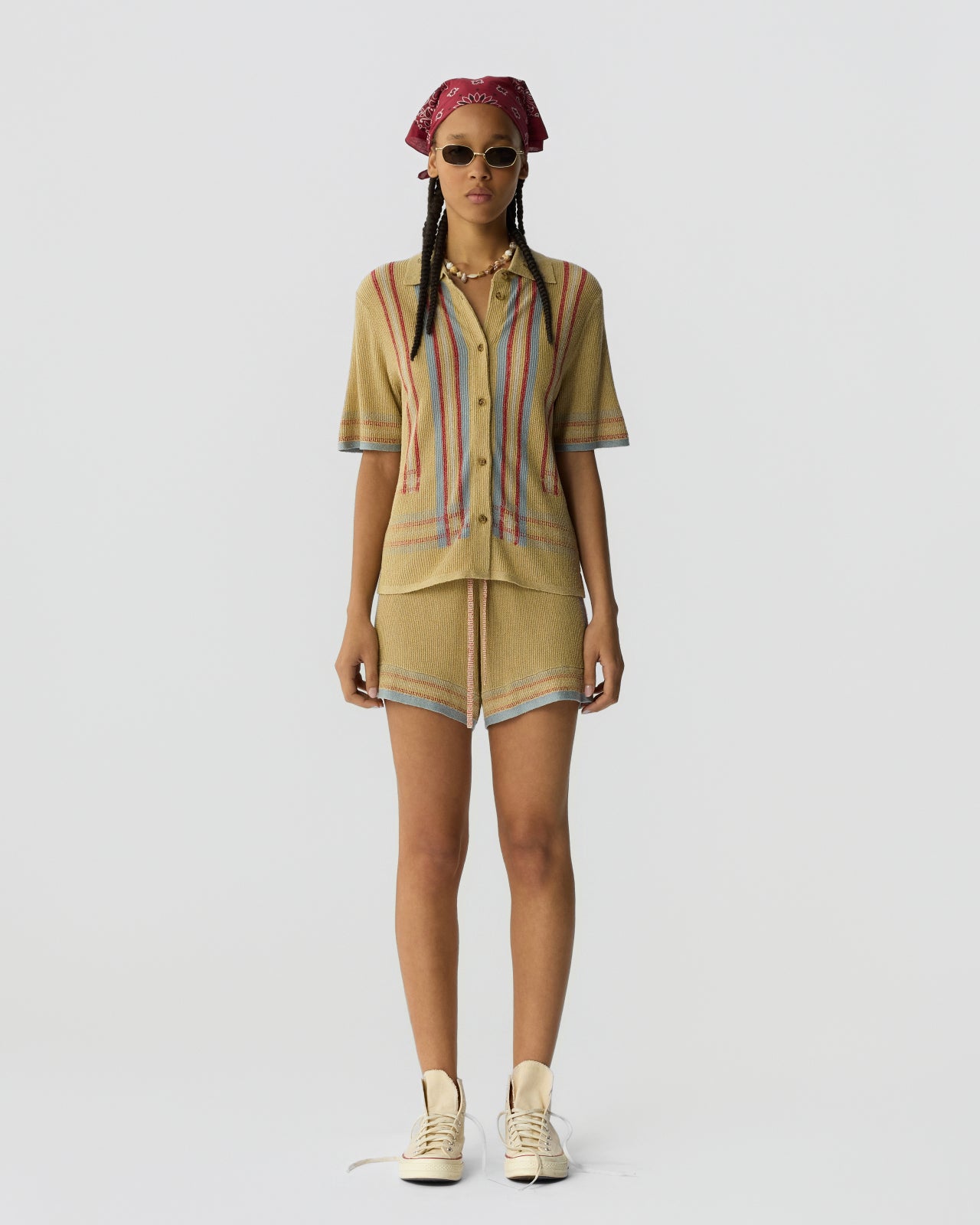 Havana Shirt - Sandstone Combo