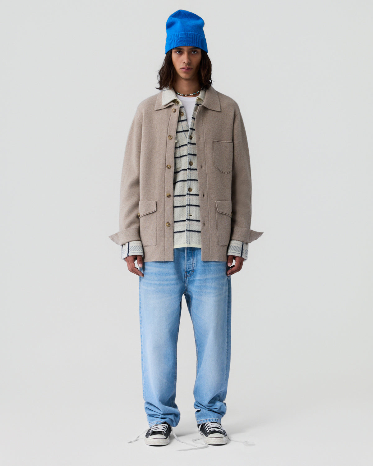 Industry Jacket - Taupe/Chestnut