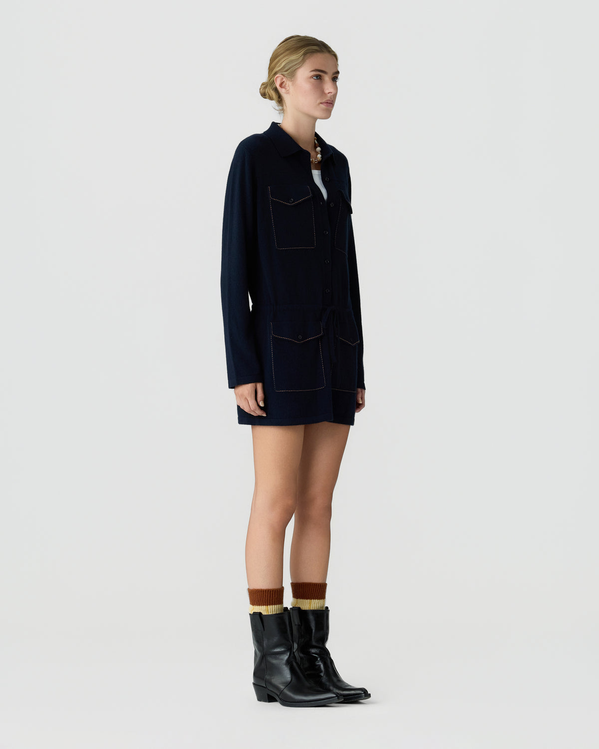 Industry Mini Dress - Midnight