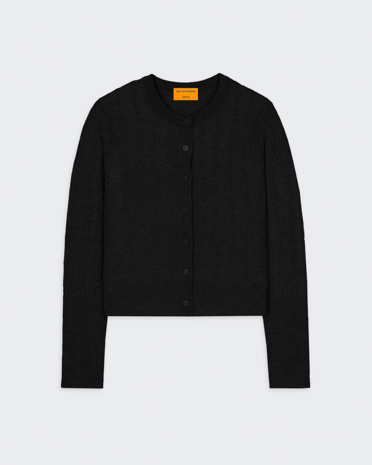 Jane Cable Cardigan - Black