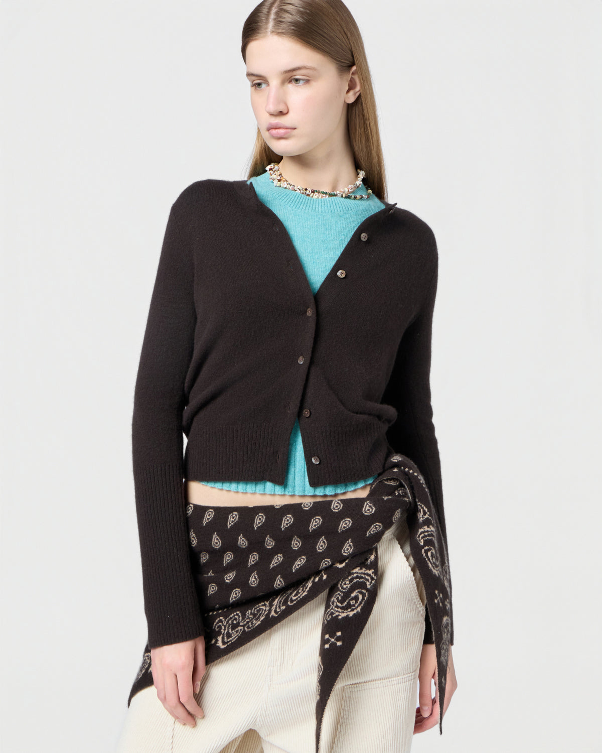 Jane Cardigan - Burnt Cocoa