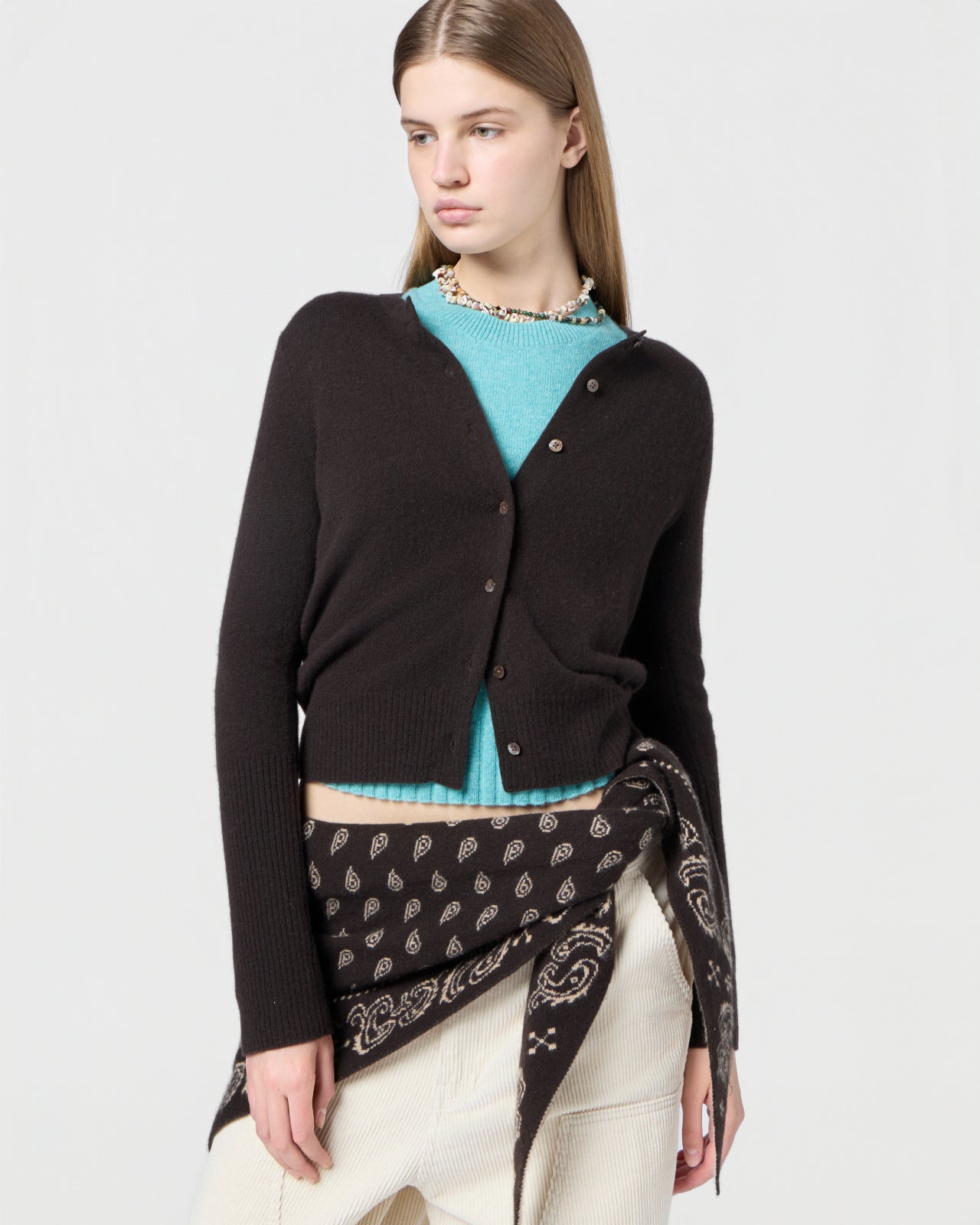 Jane Cardigan - Burnt Cocoa