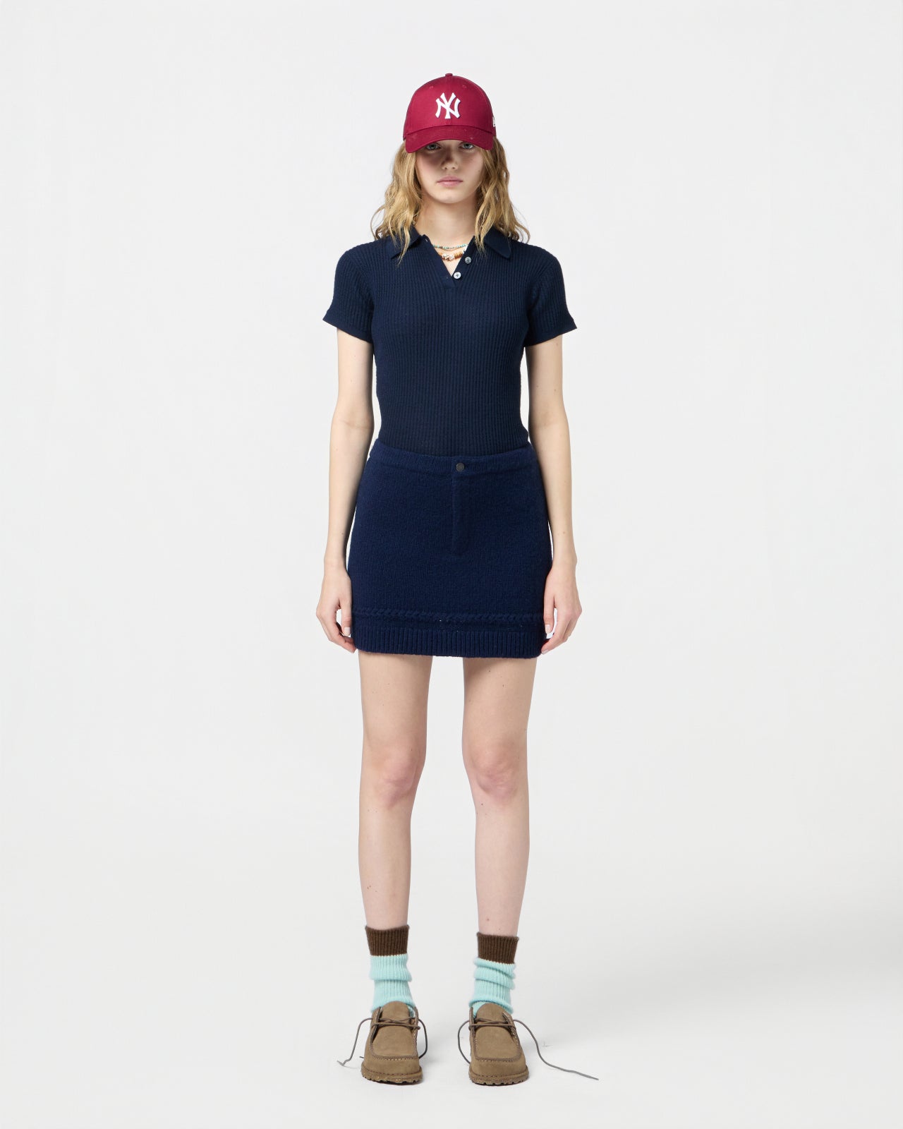 "Jean" Mini Skirt - Midnight