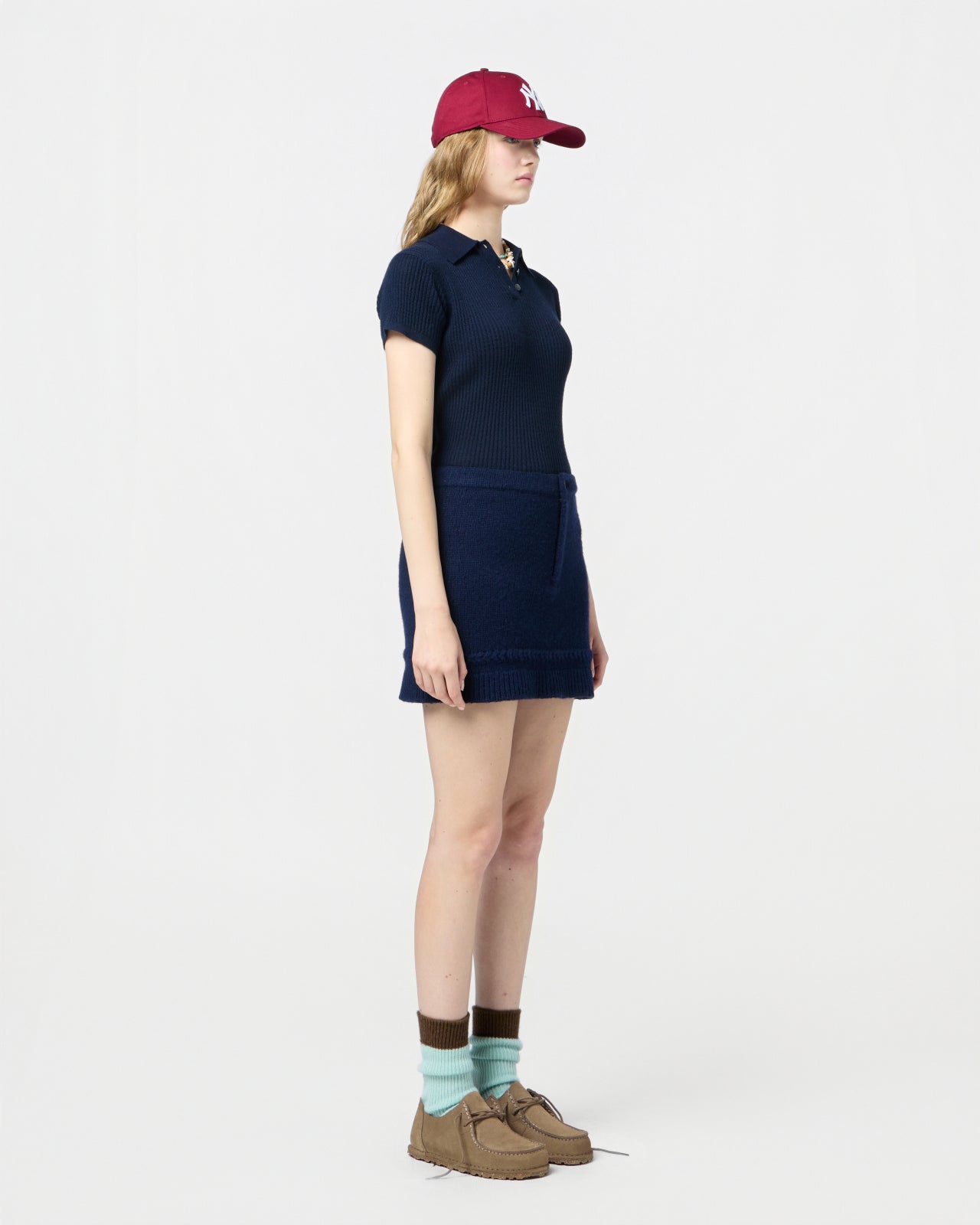 "Jean" Mini Skirt - Midnight