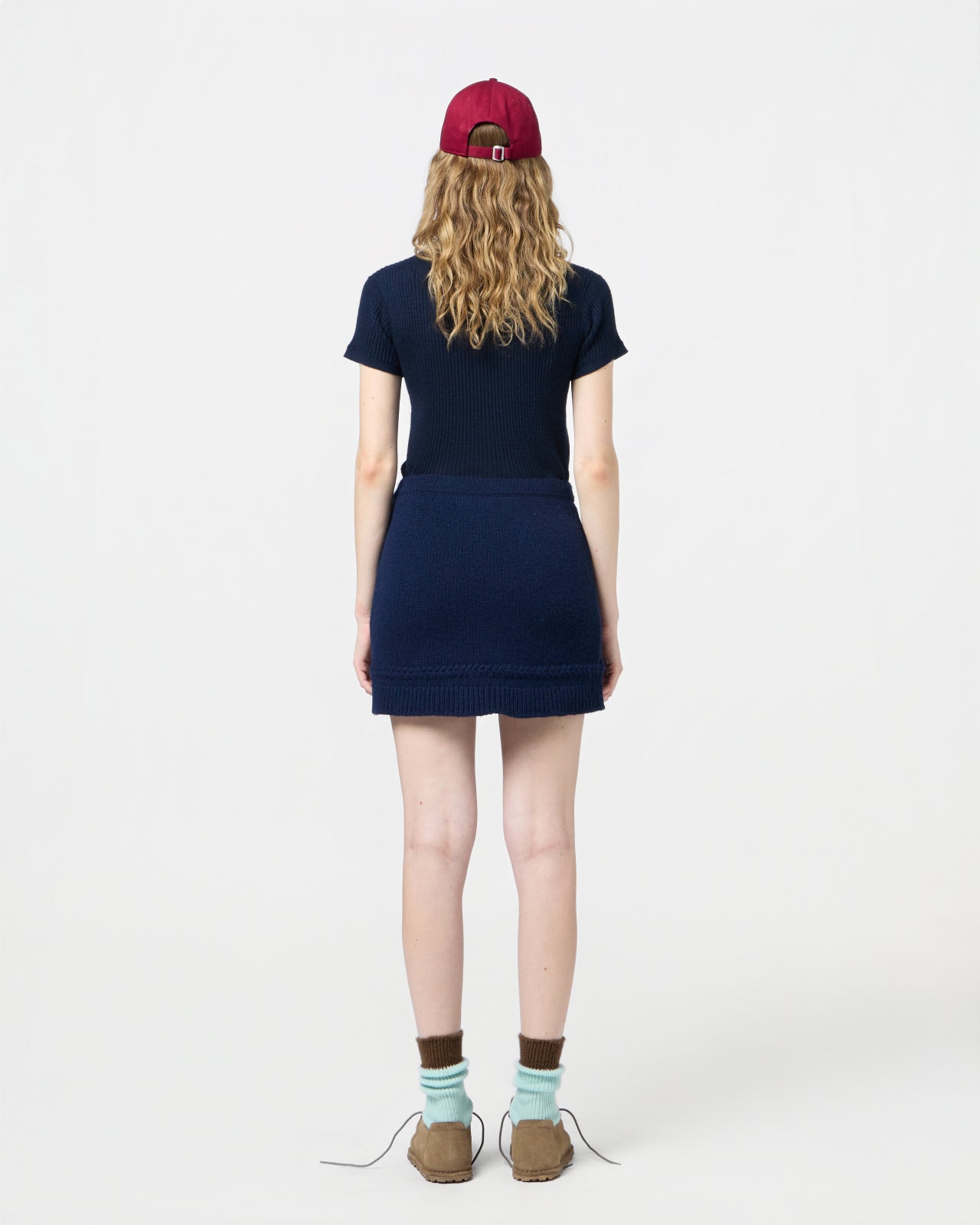 "Jean" Mini Skirt - Midnight