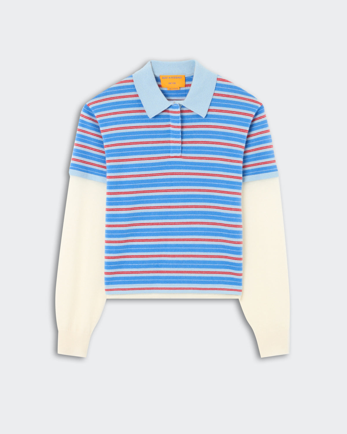 Layered Stripe Rugby - Clear Sky Combo