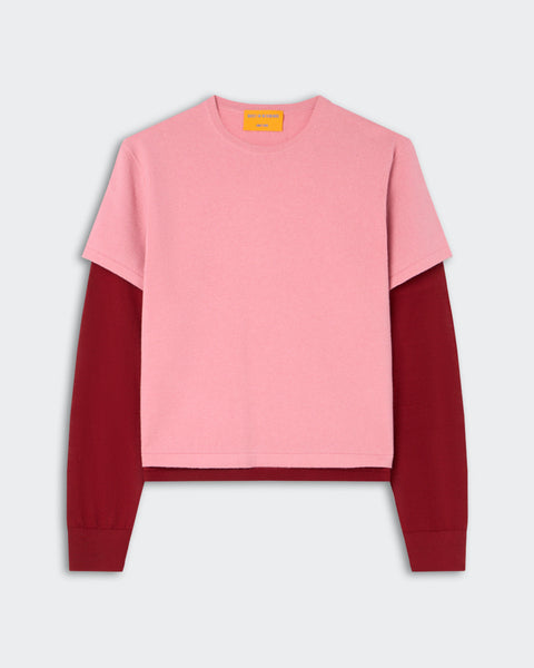 Layer Tee - Sprinkle/Carmine - SPRINKLE/CARMINE / M
